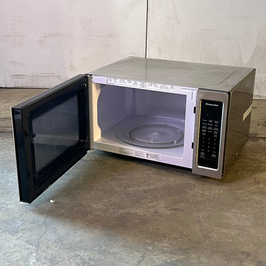 KITCHEN AID Countertop Microwave Oven Stainless 21 3/4" 1200 Watt KMCS1016GSS1 (As-Is)