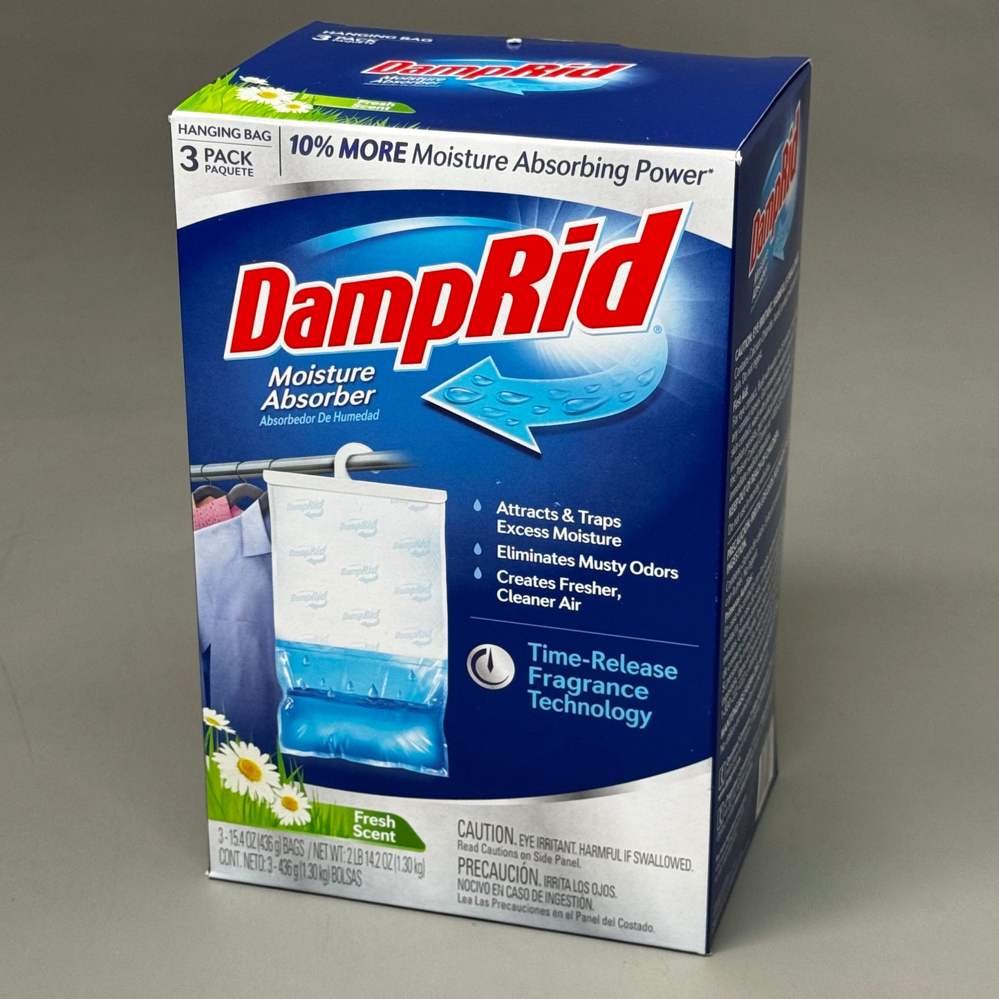 ZA@ DAMPRID (2 BOXES, 6 BAGS TOTAL) Fresh Scent Moisture Absorber 15.4 oz New Other FG83FSSB