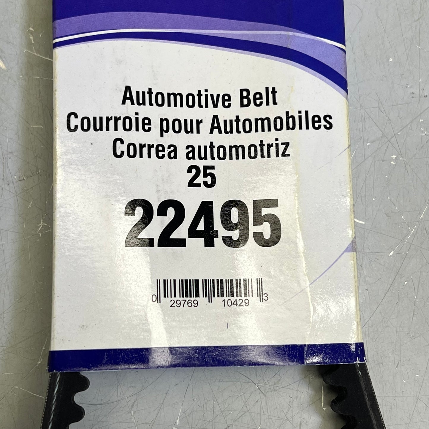 NAPA Truck & Bus V-Belt Notched Construction 19/32" x 50 1/8" Black 2522495