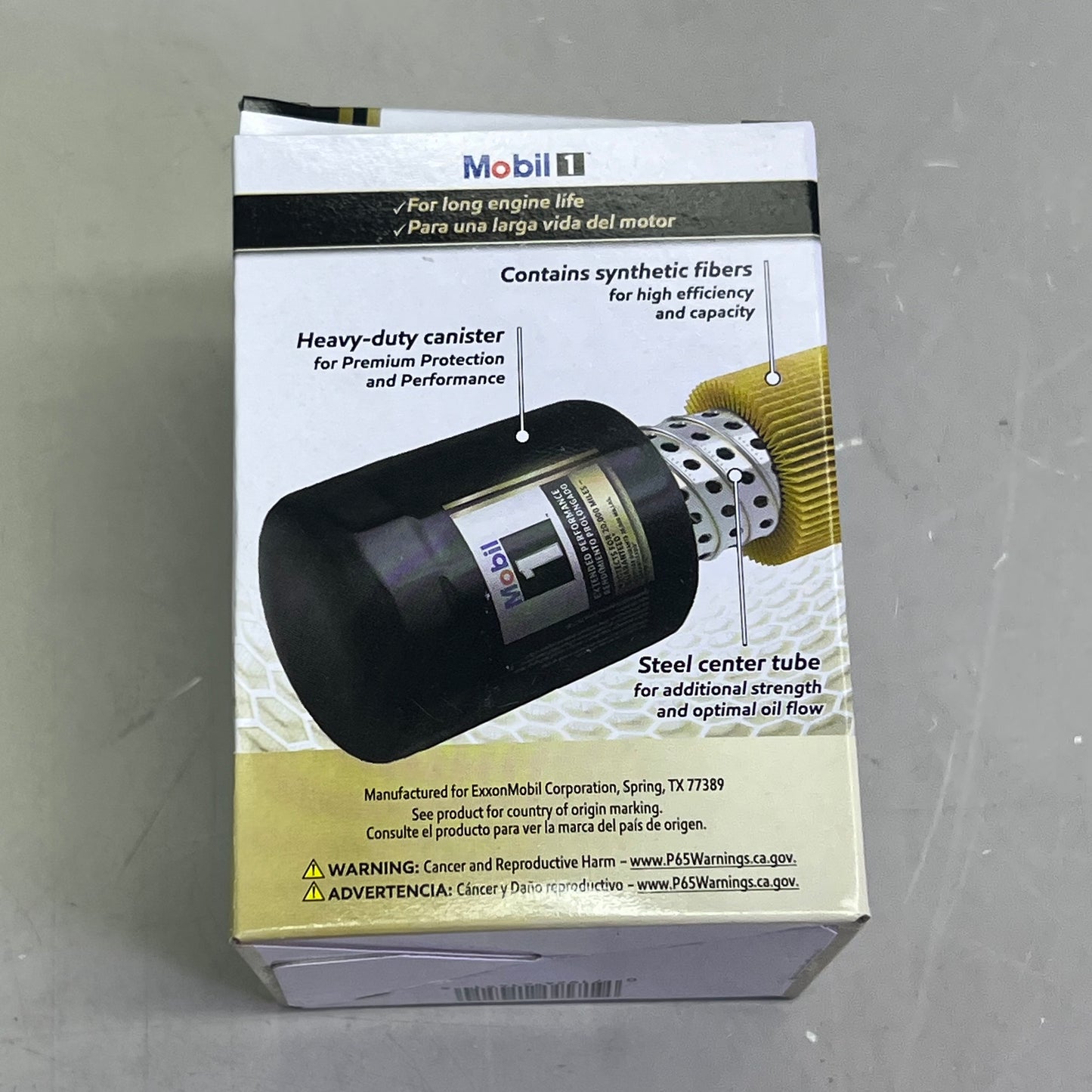 MOBIL 1 (2 PACK) Engine Oil Filter Protects For 20,000 Miles Black M1-212A