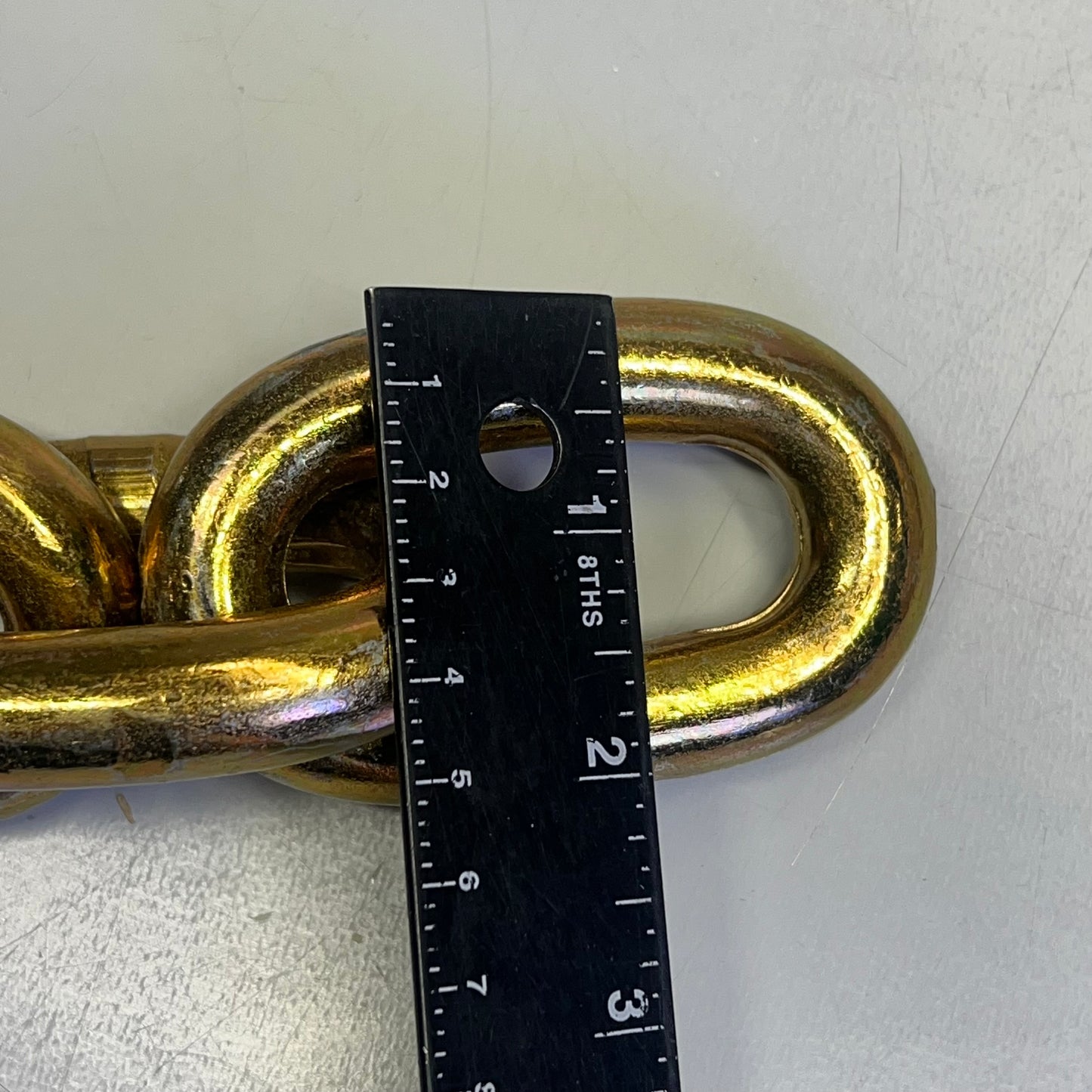 SILVER EAGLE Trailer Safety Chain Grade 70 Zinc Chromate 5/8" X 34 GR Gold 17153