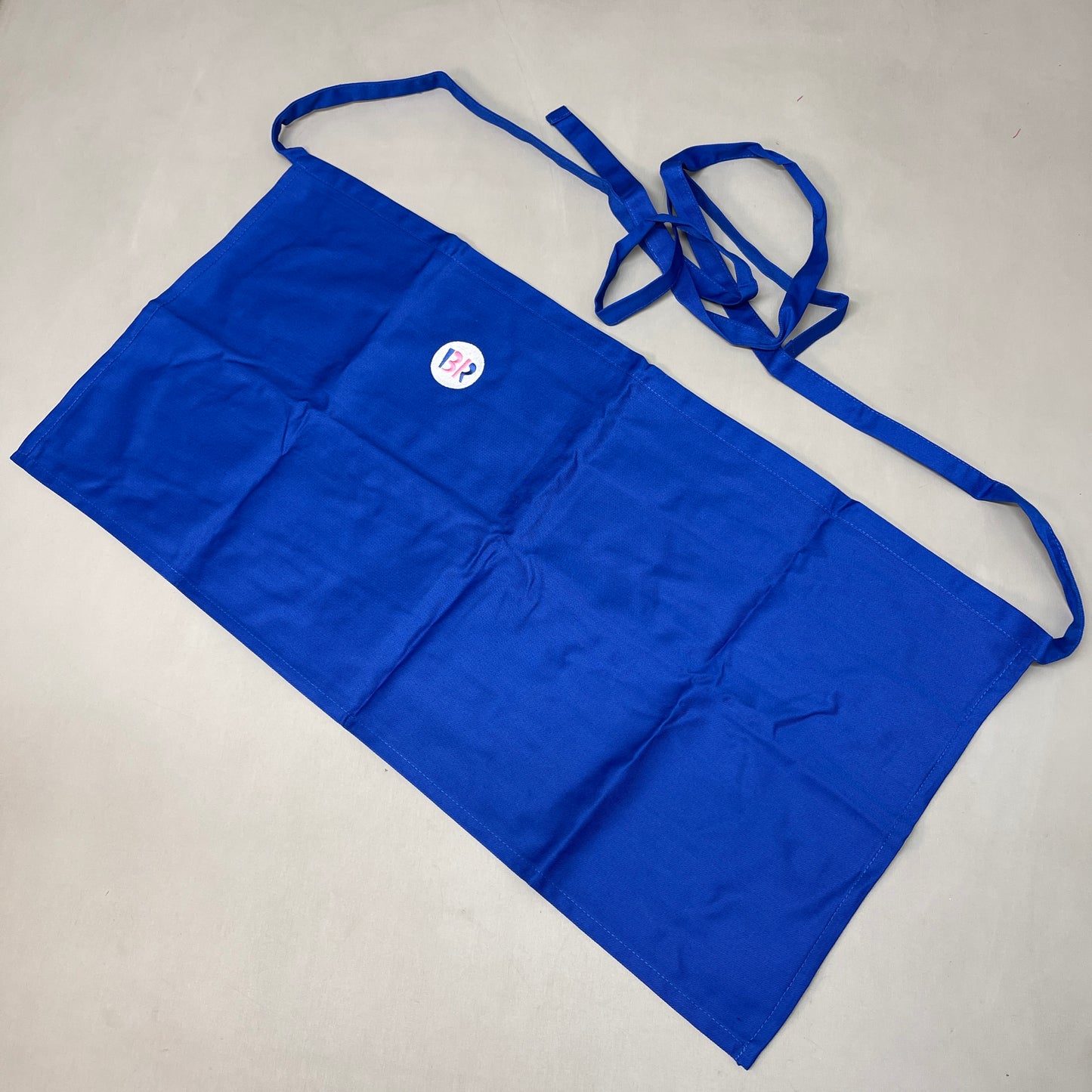 BASKIN ROBBINS 4-PACK! Uniform Waist Apron One Size Blue (New)