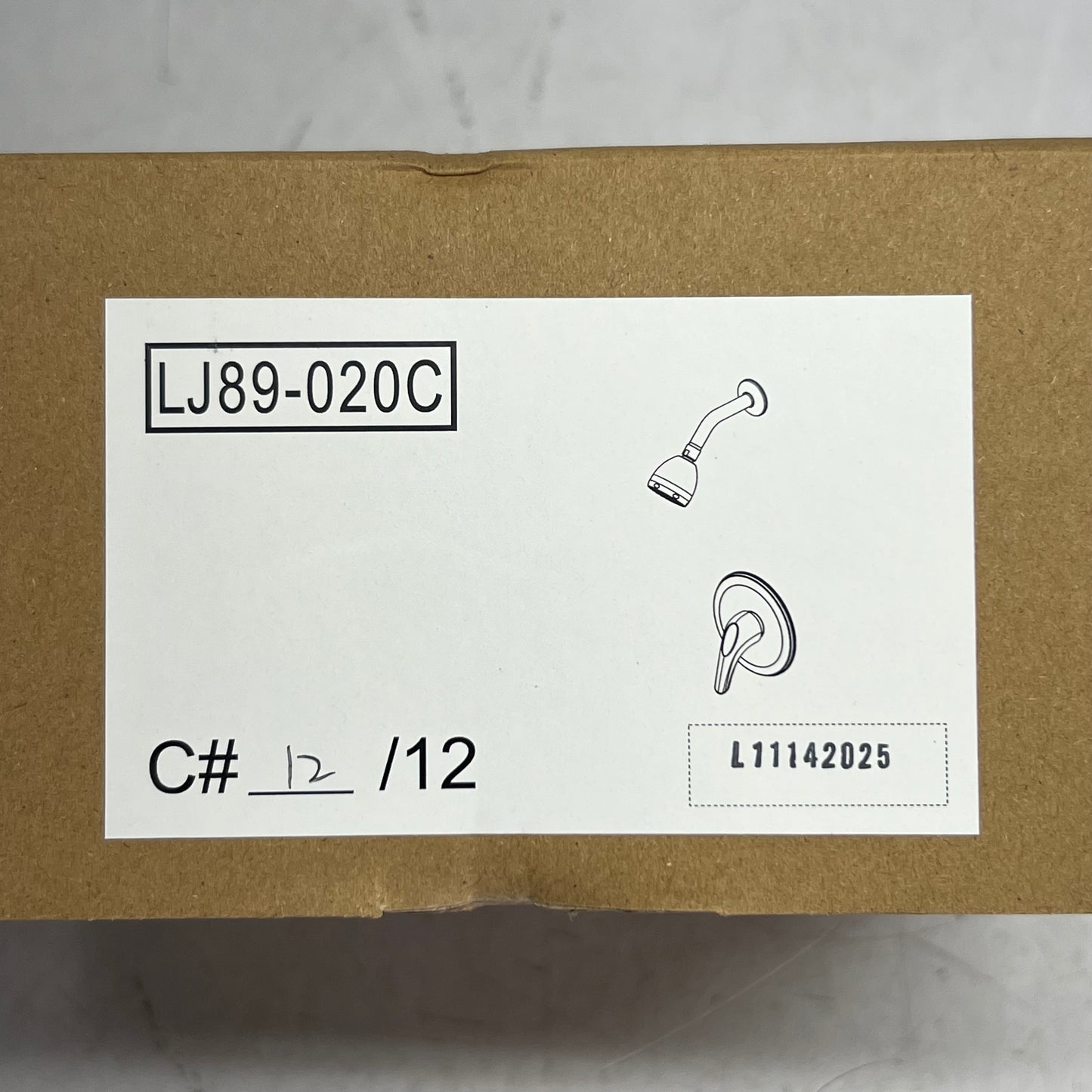 PFISTER Shower Only Trim Package with 1.8 GPM Shower Head LJ89-020C