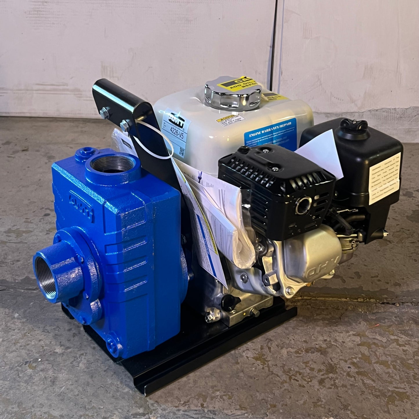 AMT  Engine Driven Dewatering Pump Cast Iron for Honda Gx160  2" NPT  4226-V5