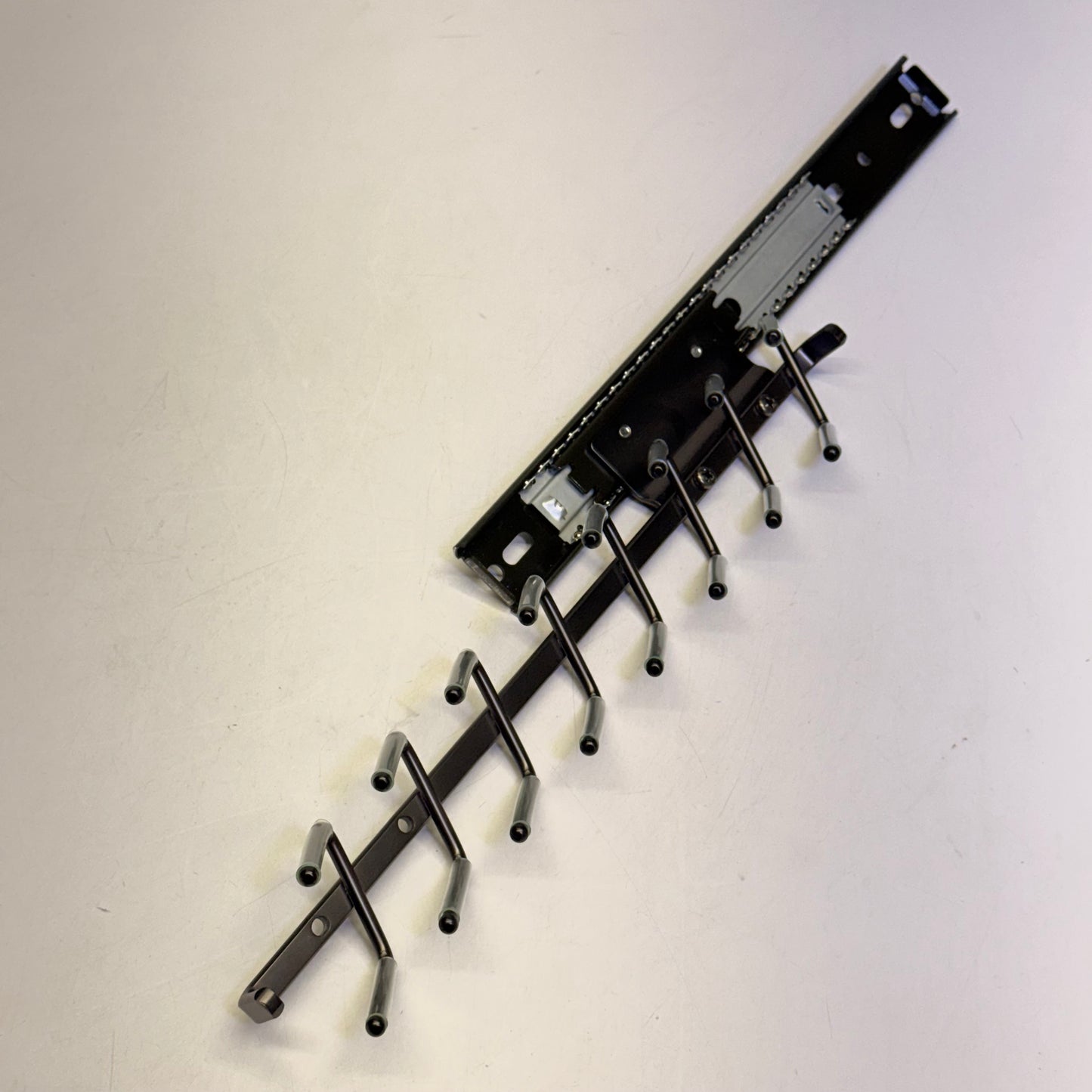 REV A SHELF Deluxe Sliding Pull Out Tie Rack 14" Bronze CTRSL-14-BZ-1