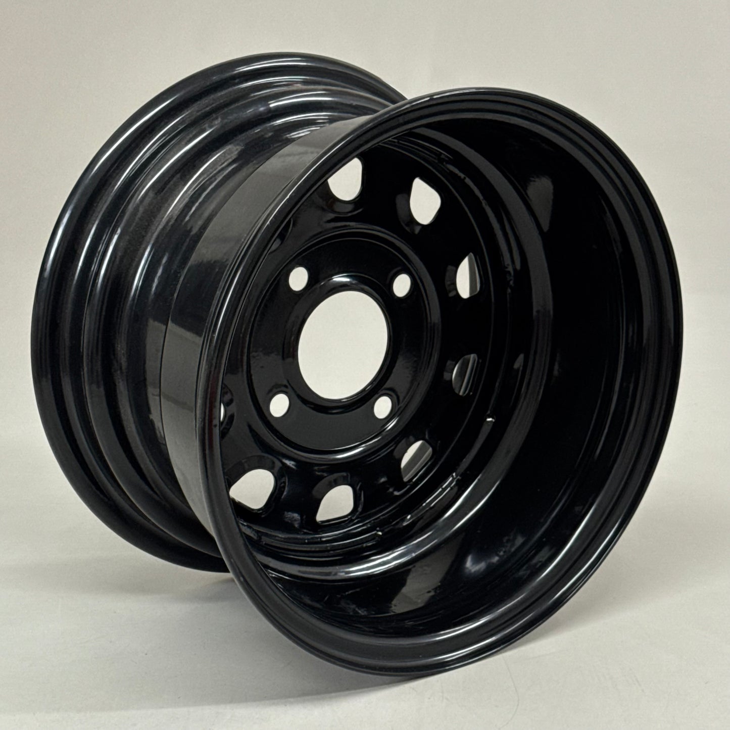 ITP Delta Steel Wheel 12x7"/4x110mm Black 1221753014