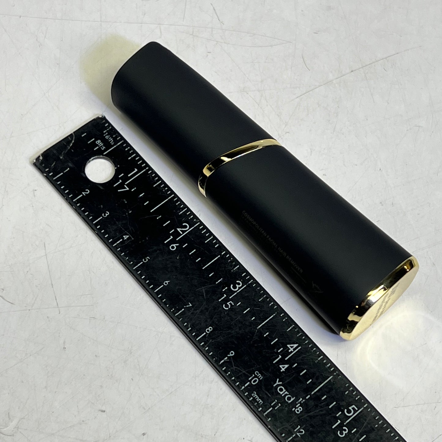 COSMOPOLITAN Battery Operate Facial Hair Remover For Women Black/Gold 2021-7281