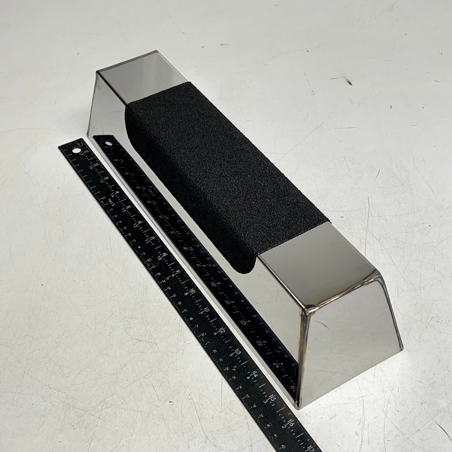 KRAFT Ez Grip Mud Pan Stainless Steel Non-slip Textured Surface 14" DW724