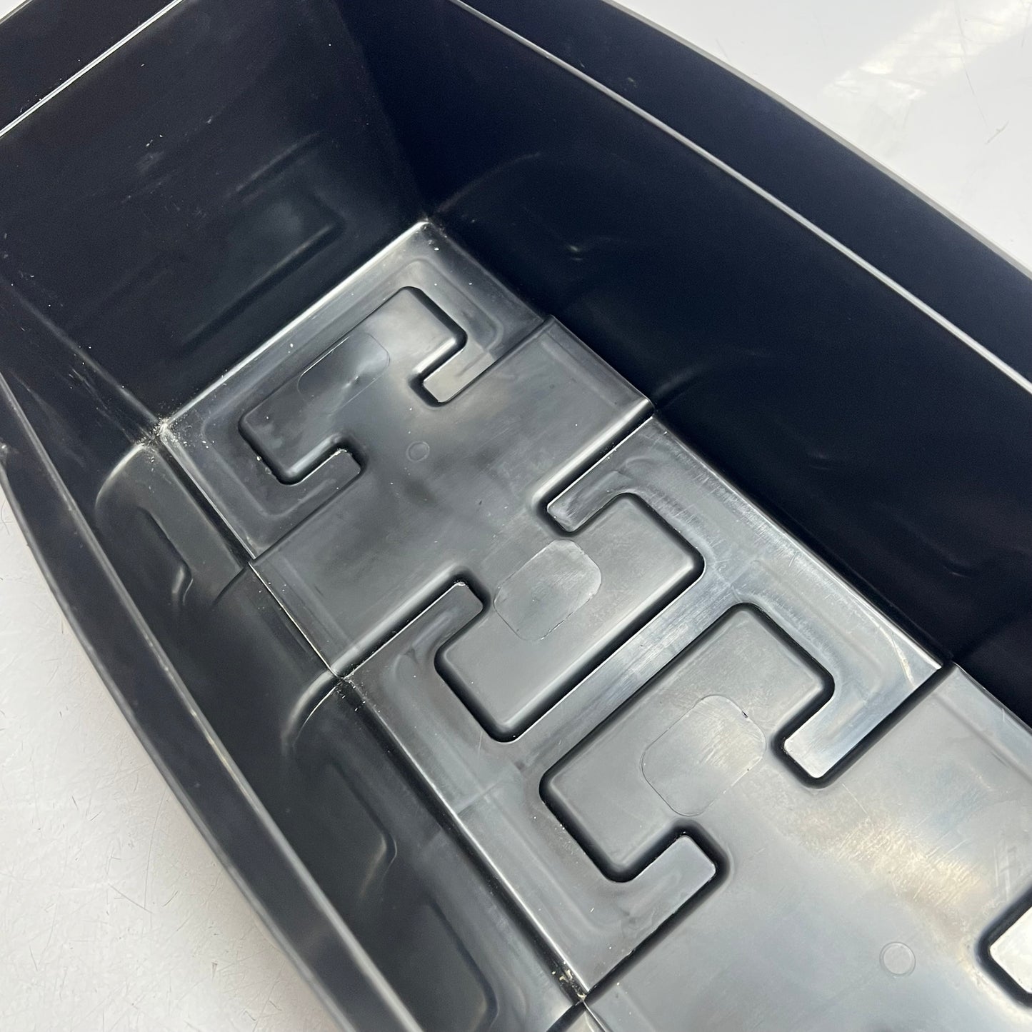 ZA@ CAMCO  End to End Double Battery Box for Automotive, Marine & Rv  23"x9" Black 55374