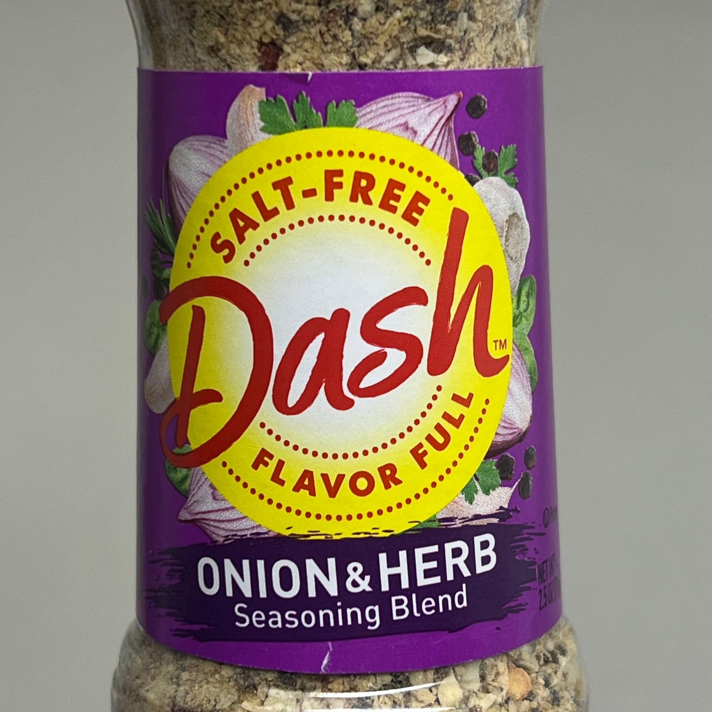 DASH (8 PACK) Onion & Herb Salt-Free Seasoning 101 Servings per 2.5 oz BB 07/26