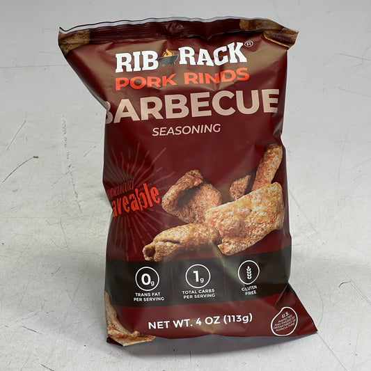 RIBRACK (6 PACK) Pork Rinds 4 oz FGPS11850 BB 01/27
