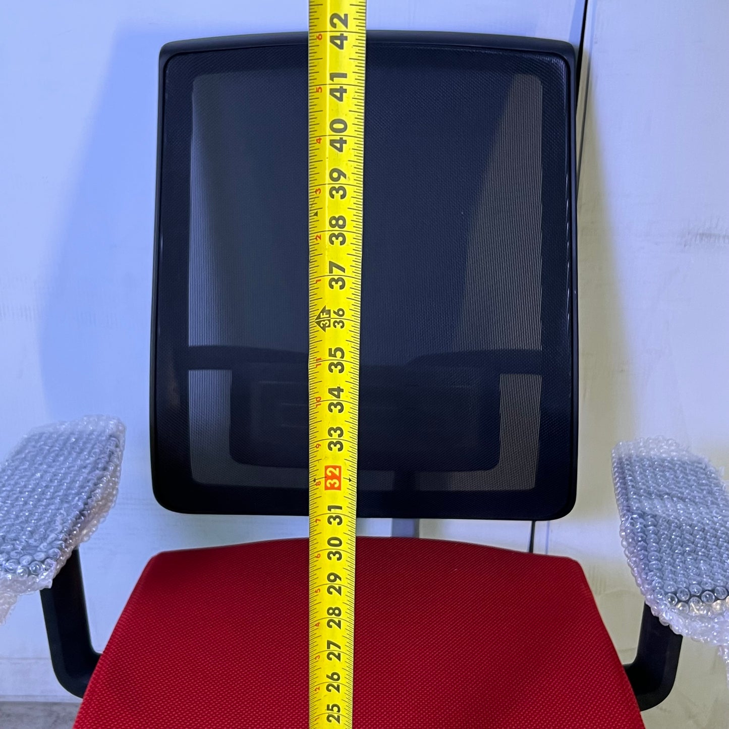 SITONIT SEATING Amplify Office Chair, Red Sz 19"W x 20"L x 42"H, 36-0164 (New Other, Distressed Box)