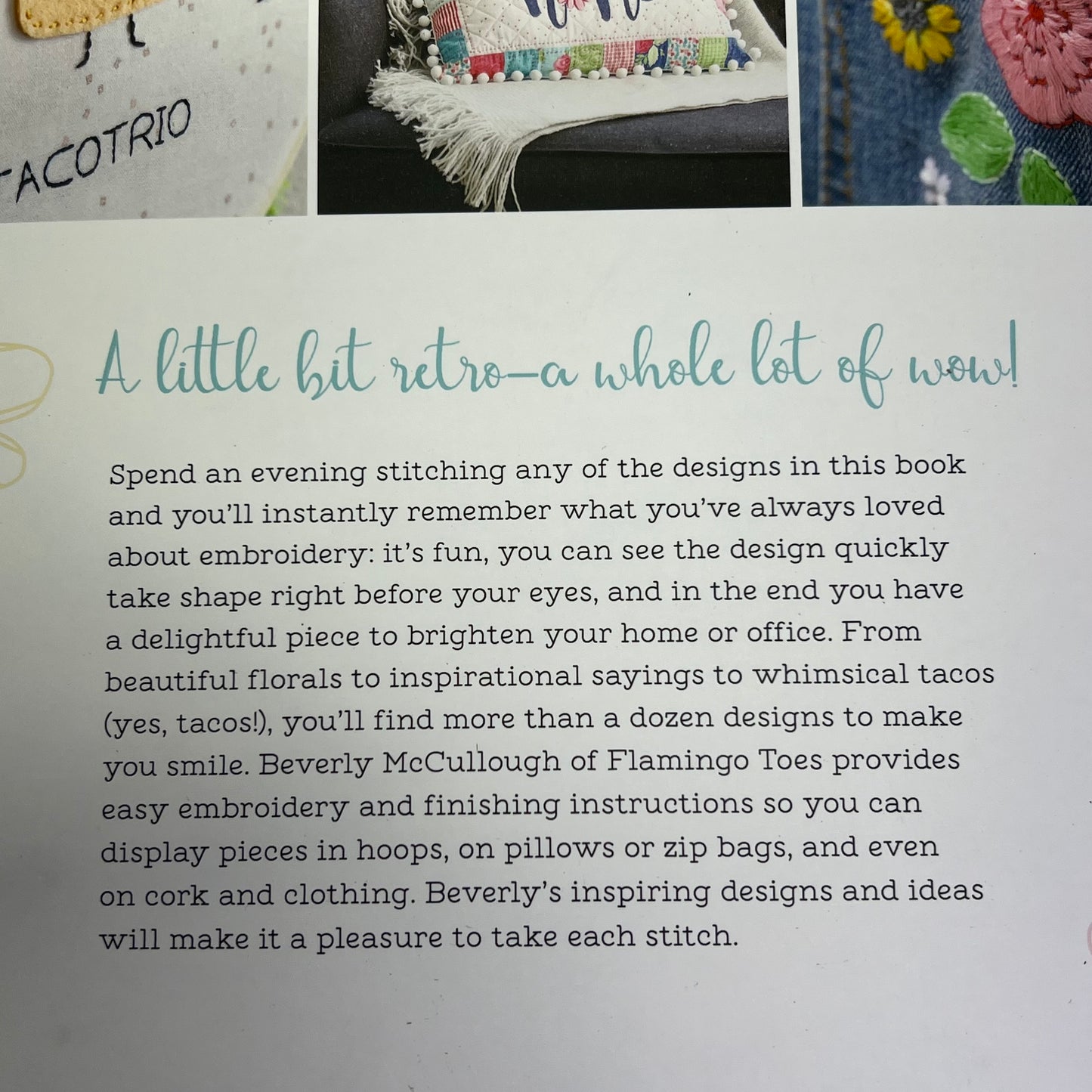 RETRO STITCHING Oh-So-Cute How To Embroideries By Beverly McCullogh Paperback