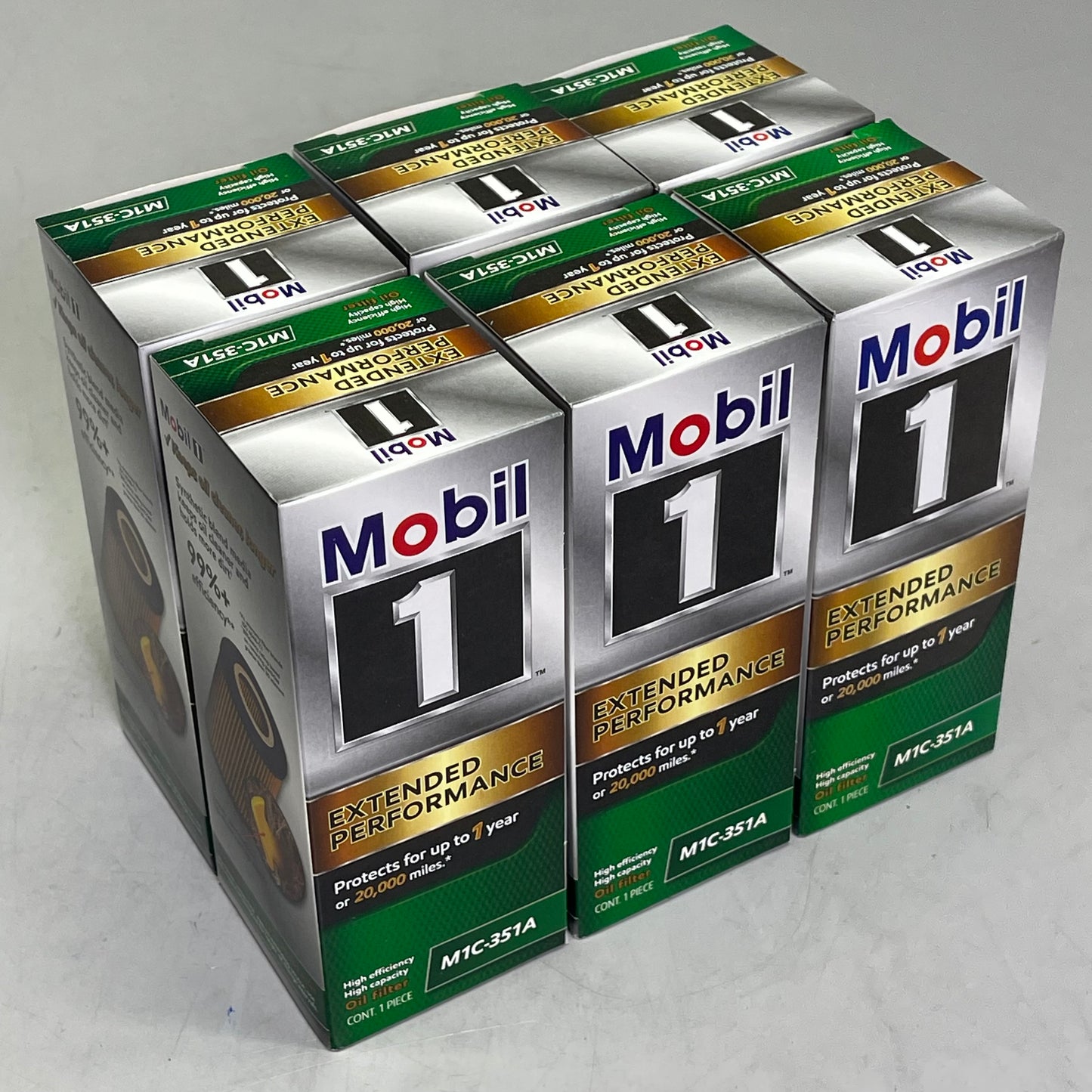 MOBIL 1 (6 PACK) Oil Filters Extended Performance 20000 Miles Ford M1C-351A