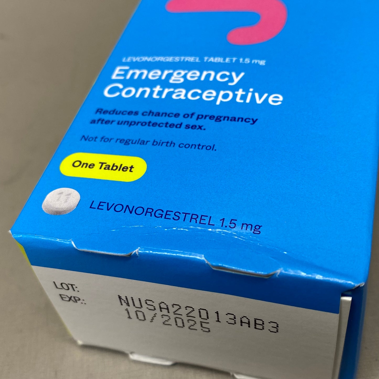 JULIE (2 Pack) Emergency Contraceptive Levonorgestrel Tablets 1.5 mg BB 10/25