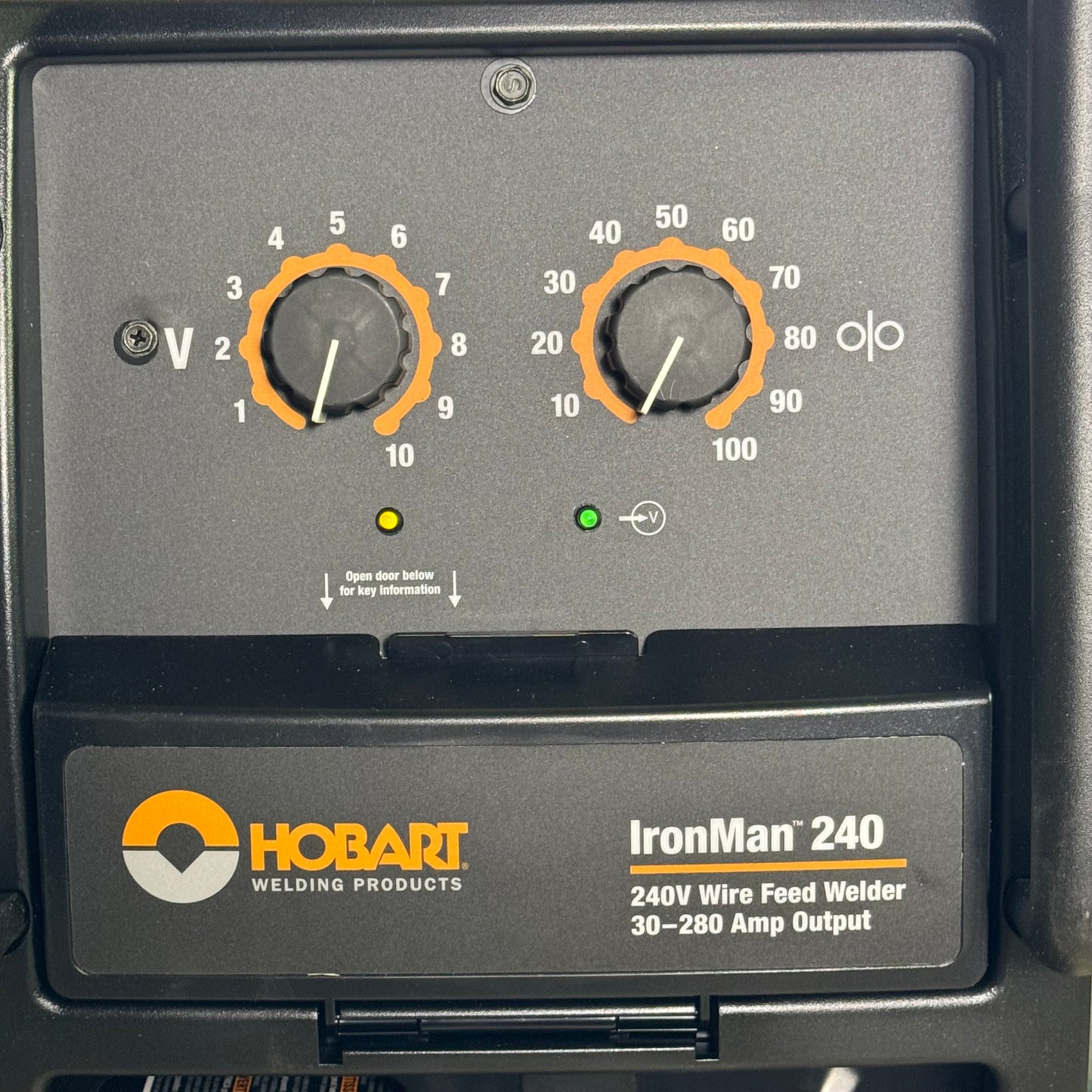 HOBART Complete Single-Phase Wire Feed Welder Ironman 240 42”Lx29”Hx13”W 500574001