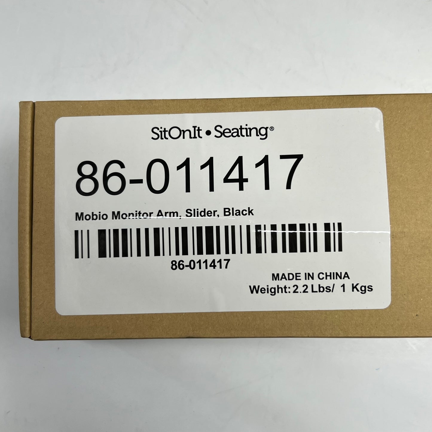 SITONIT SEATING Mobio Monitor Arm, Slider 86-011701/86-011417