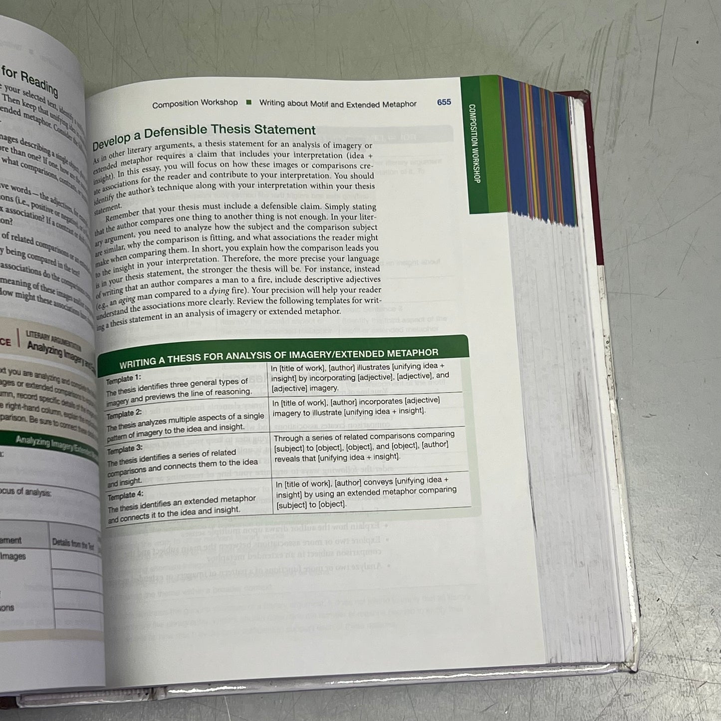 IDEAS IN LITERATURE AP English Literature Course Hardback Book 1st Ed (As-is)