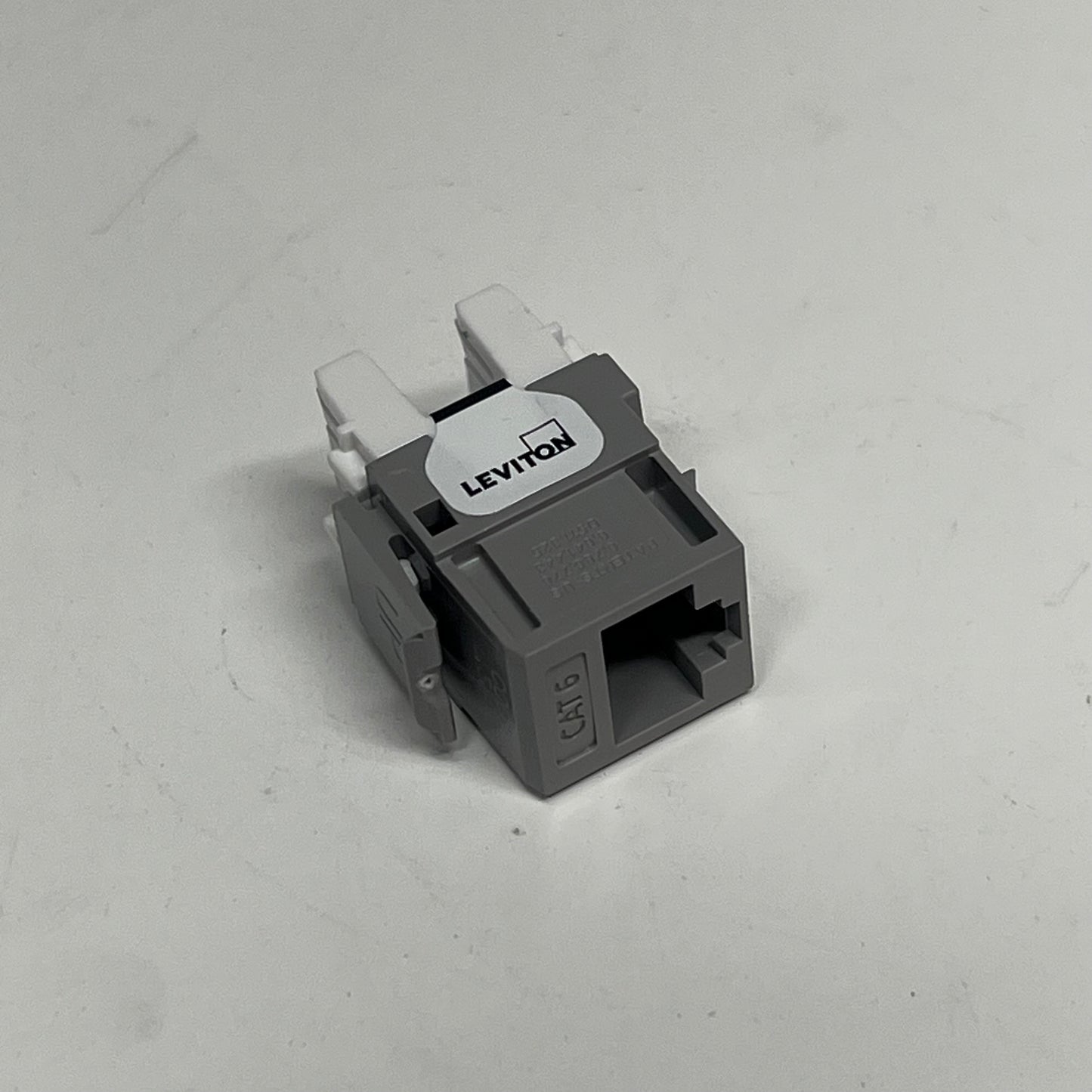 LEVITON (25 PACK) Extreme Cat 6 Quickport Jack Quickpack Gray 61110-BG6