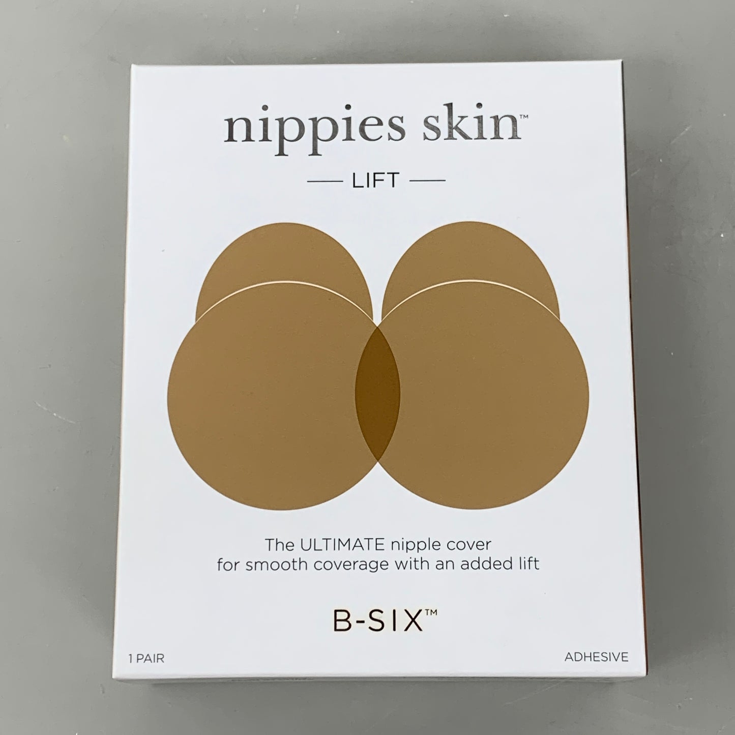 NIPPIES SKIN (2 PACK) Lift Nipple Cover Matte W/ Nipple Covering Caramel 1 Pair