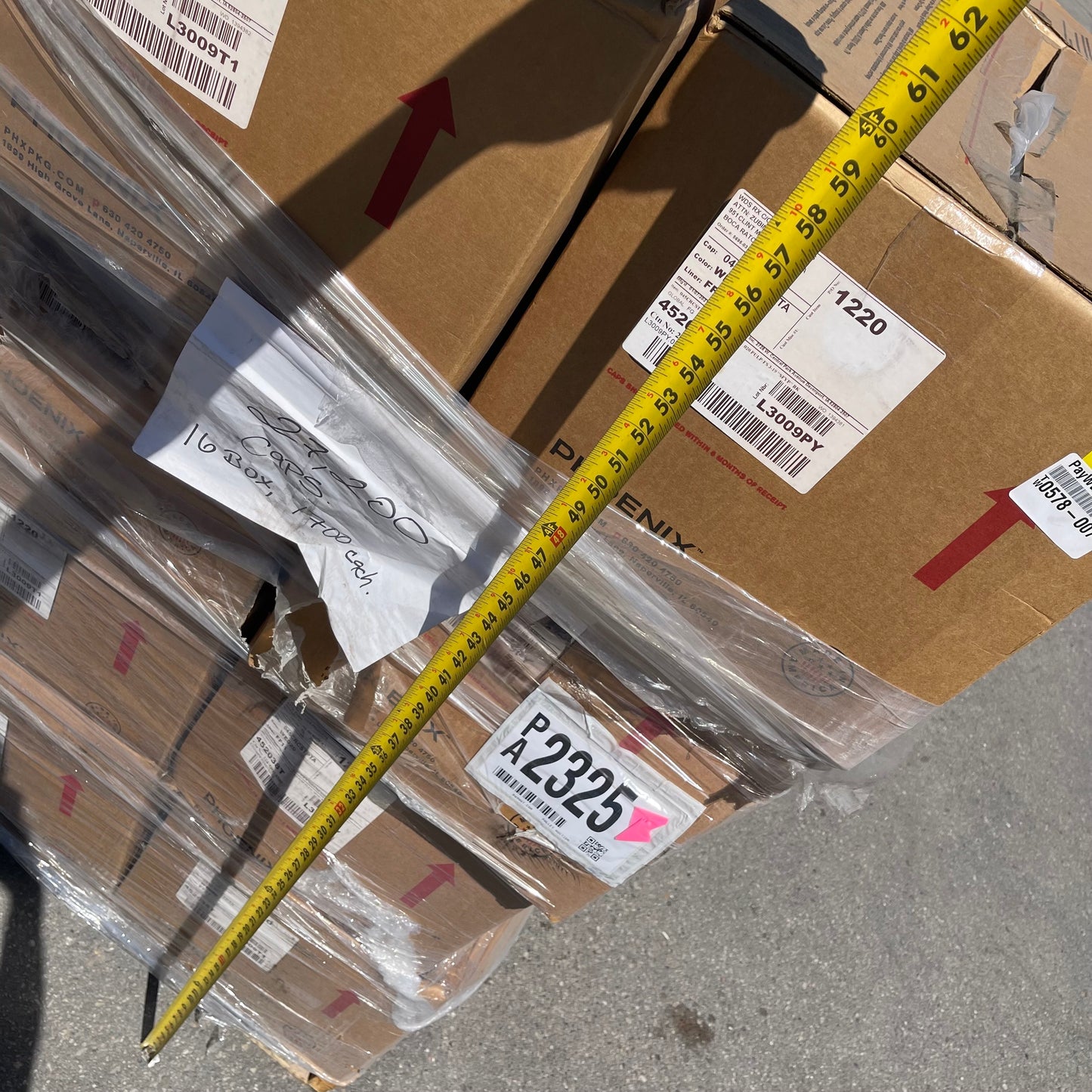 ZA@ Pallet of PHOENIX Safety Lids for Medicine Bottles White 045CRCSTPTA (New)