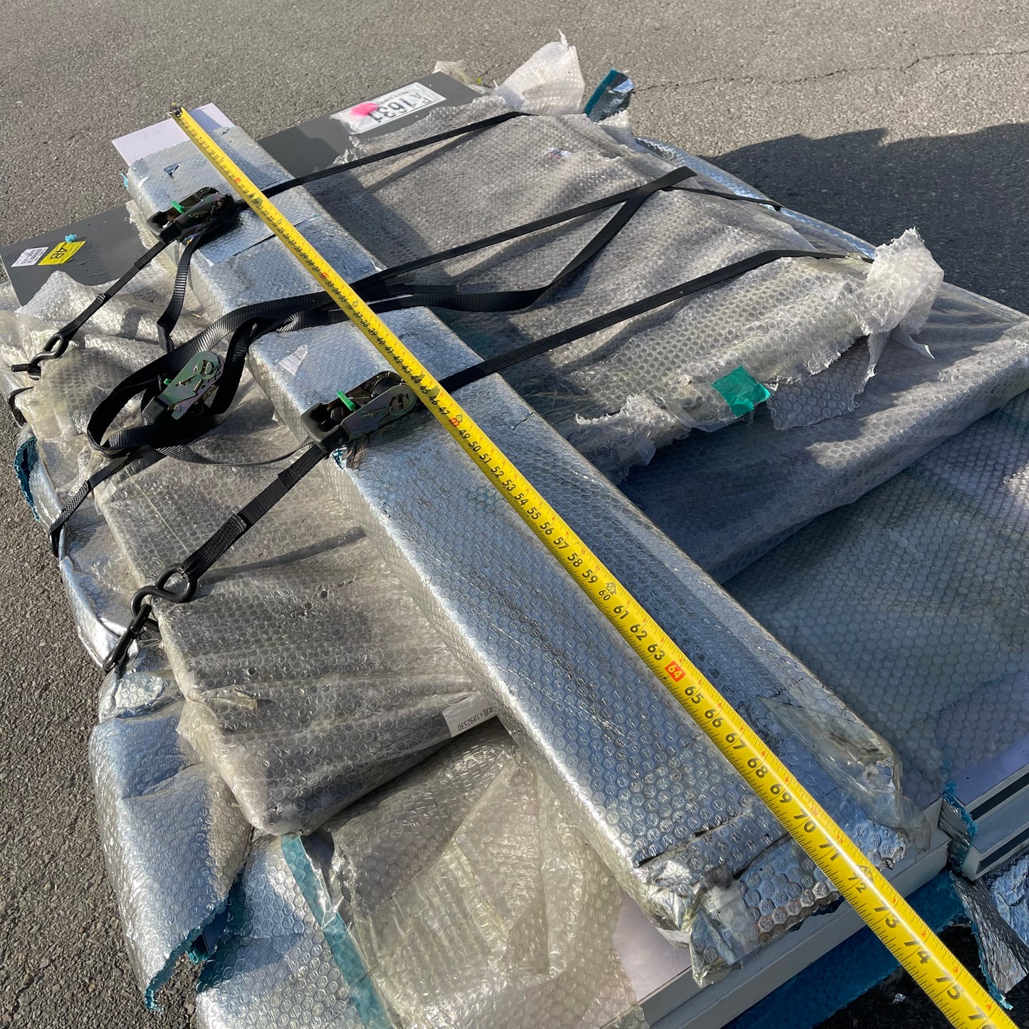 ZA@ Pallet of MIXED Disassembled Table Dark Grey (AS-IS)