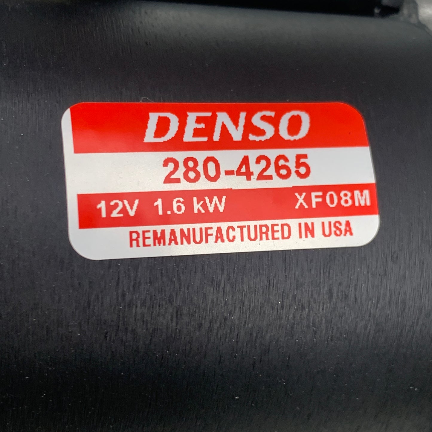 DENSO First Time Fit Starter Motor 280-4265 (Remanufactured)