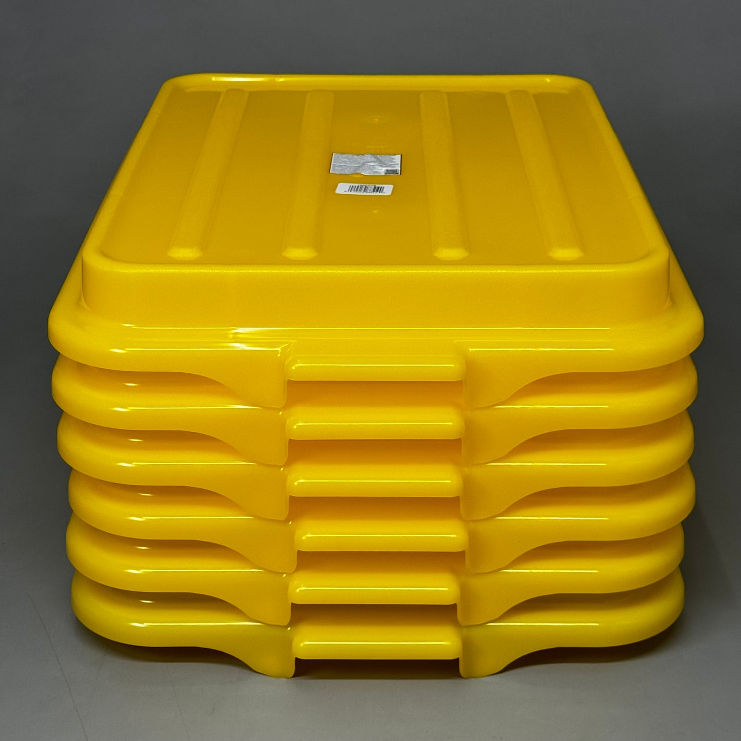 VOLLRATH (6 PK) Traex® Color-Mate Snap-On Lid Yellow 22.13" x 15.63" x 2.5" 1500-C08