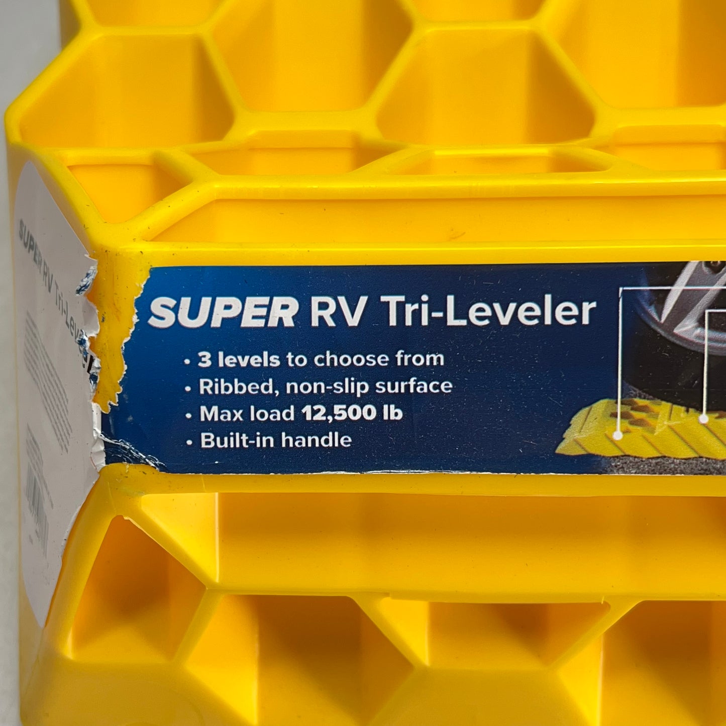 ZA@ CAMCO Super Tri-leveler Durable Resin 3 Level Heights 10,000 Lb Capacity 21028