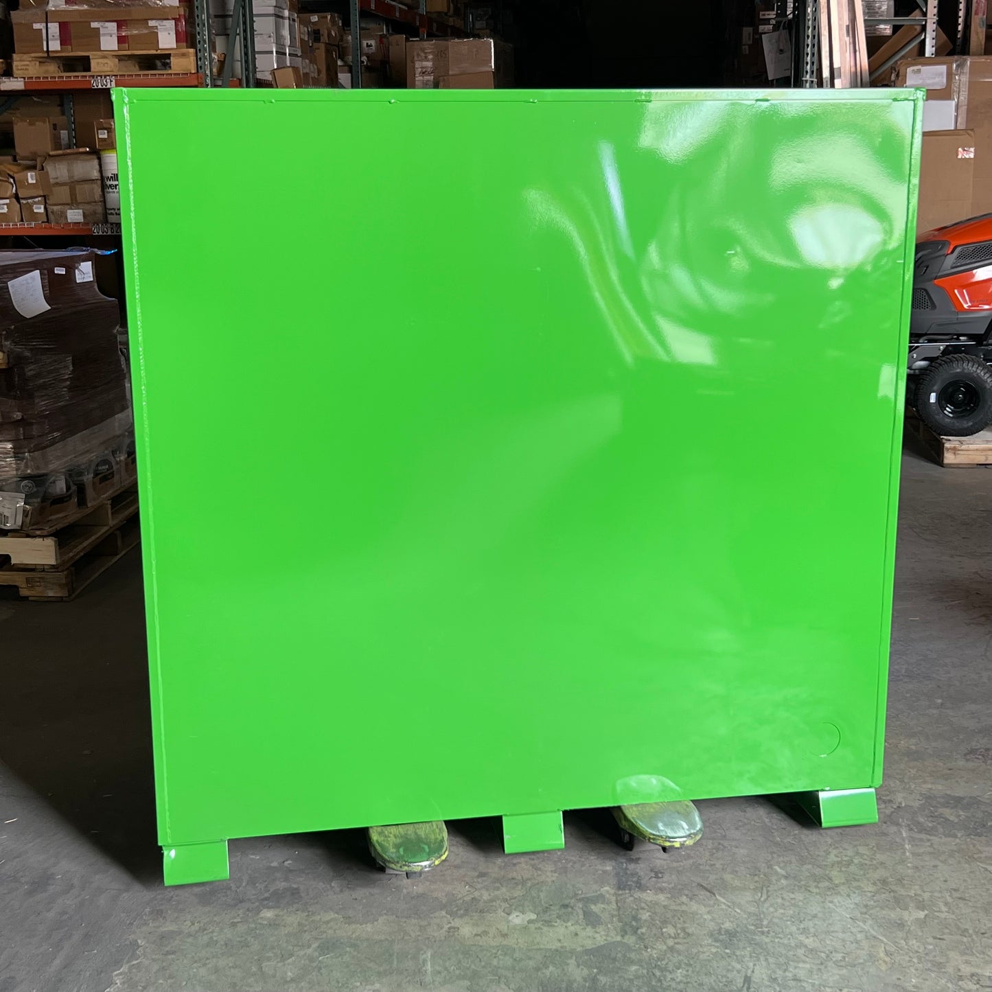 KNAACK Jobsite Cabinet Proprietary Recessed Padlock 59.4 cu ft, Green 139-SK-02 (AS-IS, Cosmetic Damaged)
