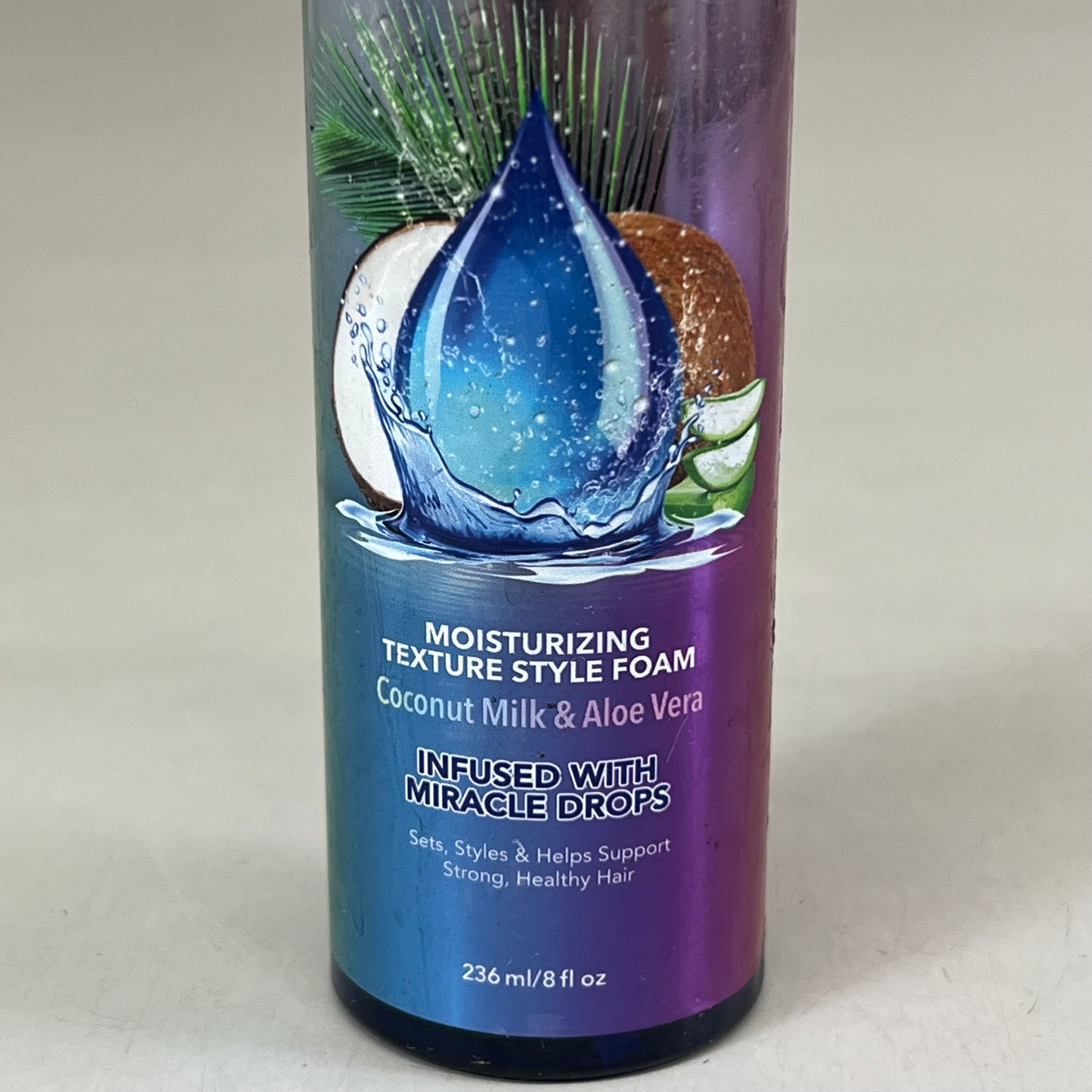 KALEIDOSCOPE (4 Pack) Miracle Foam Moisturizing Styling Foam 8 fl oz per bottle
