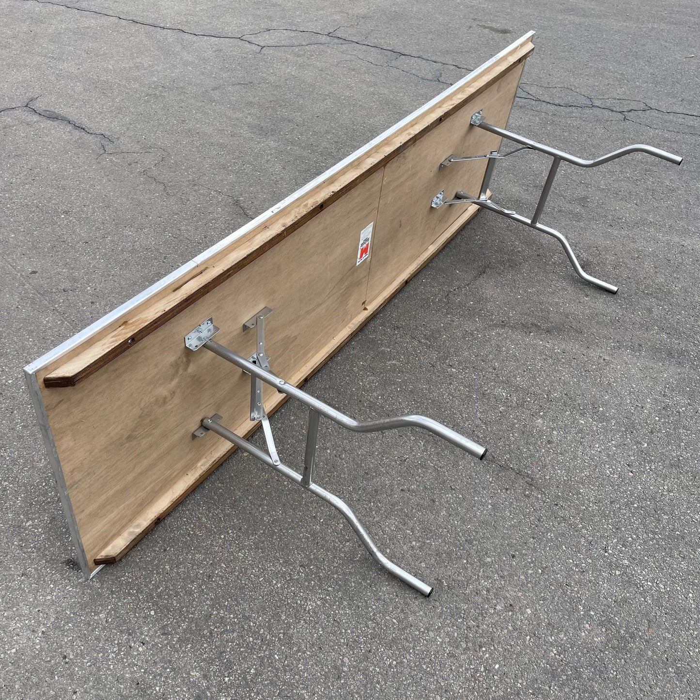 ZA@ MAYWOOD FURNITURE Wood Folding Table 96”x30”x30” (AS-IS)