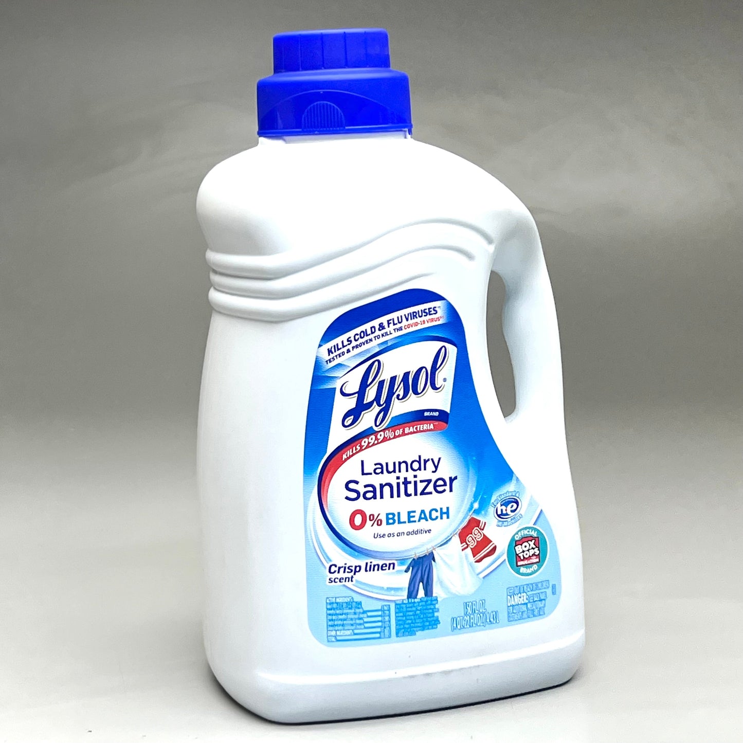 LYSOL (2 pack) Laundry Sanitizer 0% Bleach Crisp Linen 150 FL.OZ