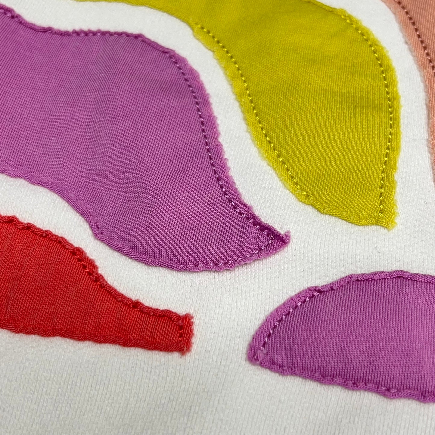 CLOUD 9 Terry Sweatshirt California Inspired  Women's Sz S Antique White