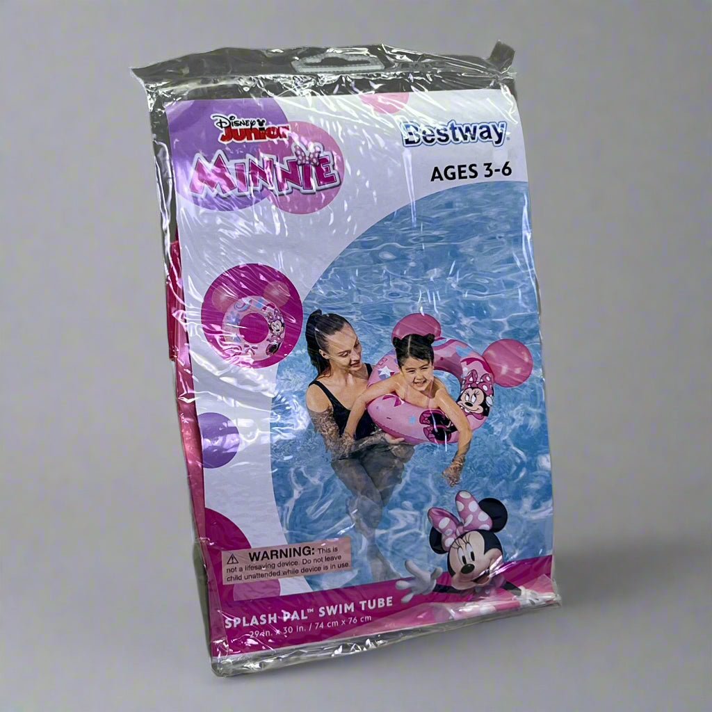 DISNEY JUNIOR MINNIE (4 PACK) Splash Pal Swim Tube Ages 3-6 9102NE Sz 29" x 30"