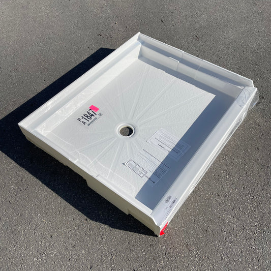 ZA@ BATHWRAPS Shower Floor White (AS-IS)