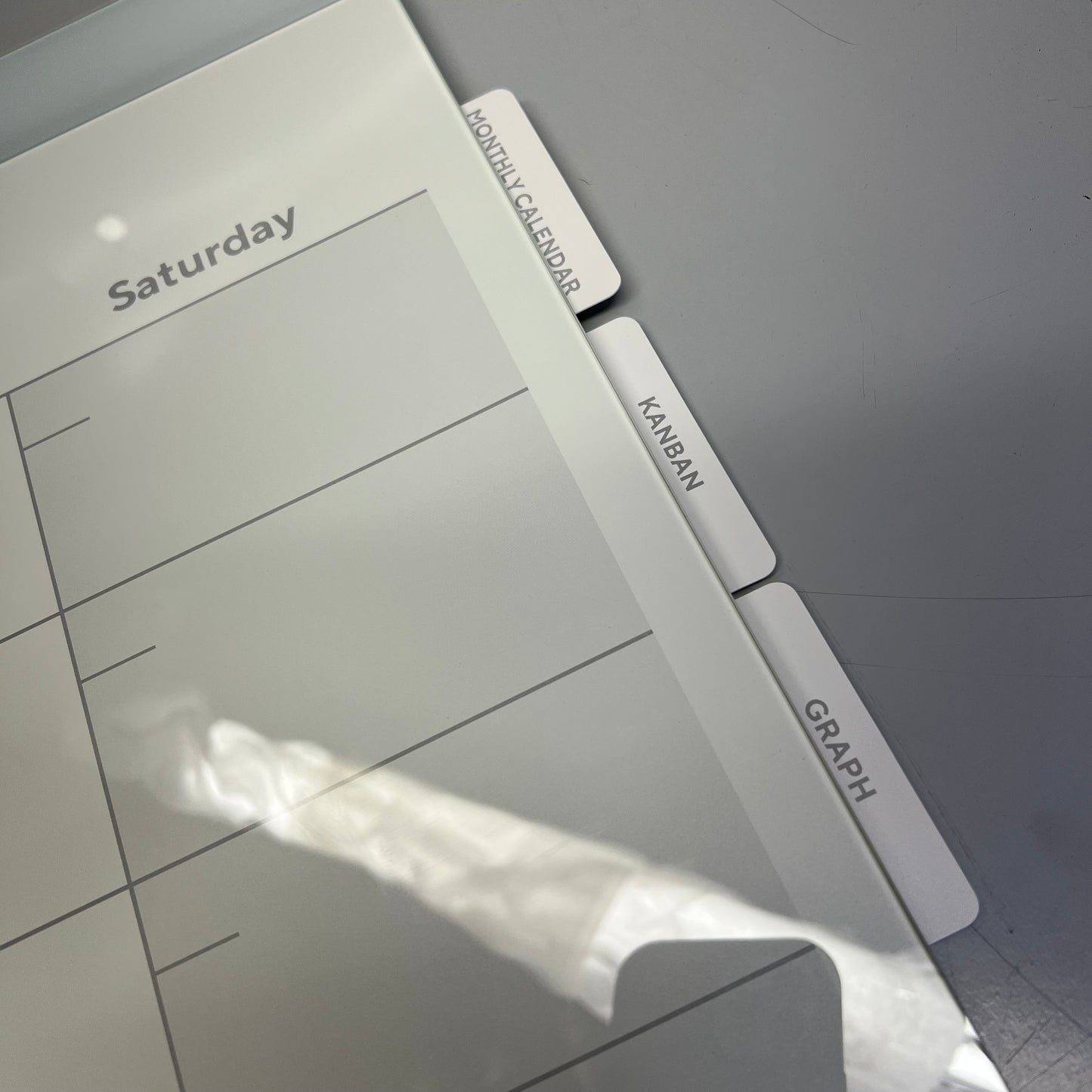 TRU RED Glass Templated Magnetic Glass Dry-Erase Whiteboard 3'x2' White TR62139