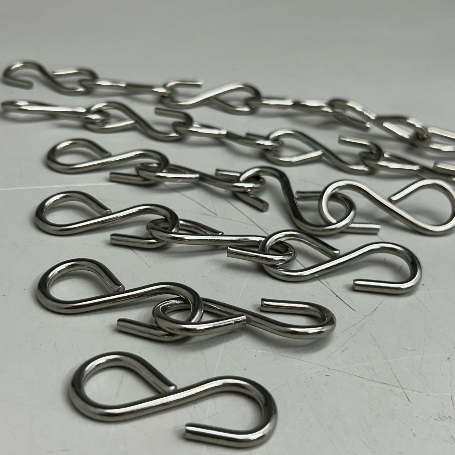 (1 Bag, 300 PCS) Heavy-Duty Stainless Steel S-Hooks For Swings,Hammocks, Tent Setting ETC 2" Overall Length
