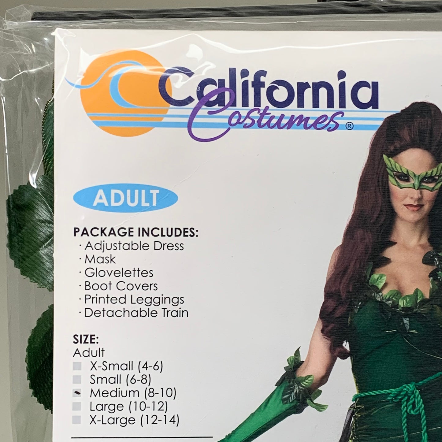 CALIFORNIA COSTUMES Women's Lethal Beauty Sz-M (8-10) Green 01289