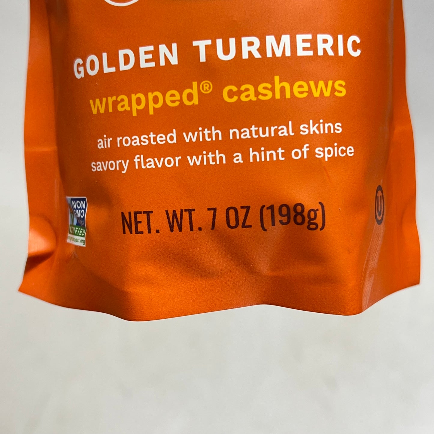 KARMA (6 PACK) Golden Turmeric Air Roasted & Wrapped Cashews  7oz BB 05/27