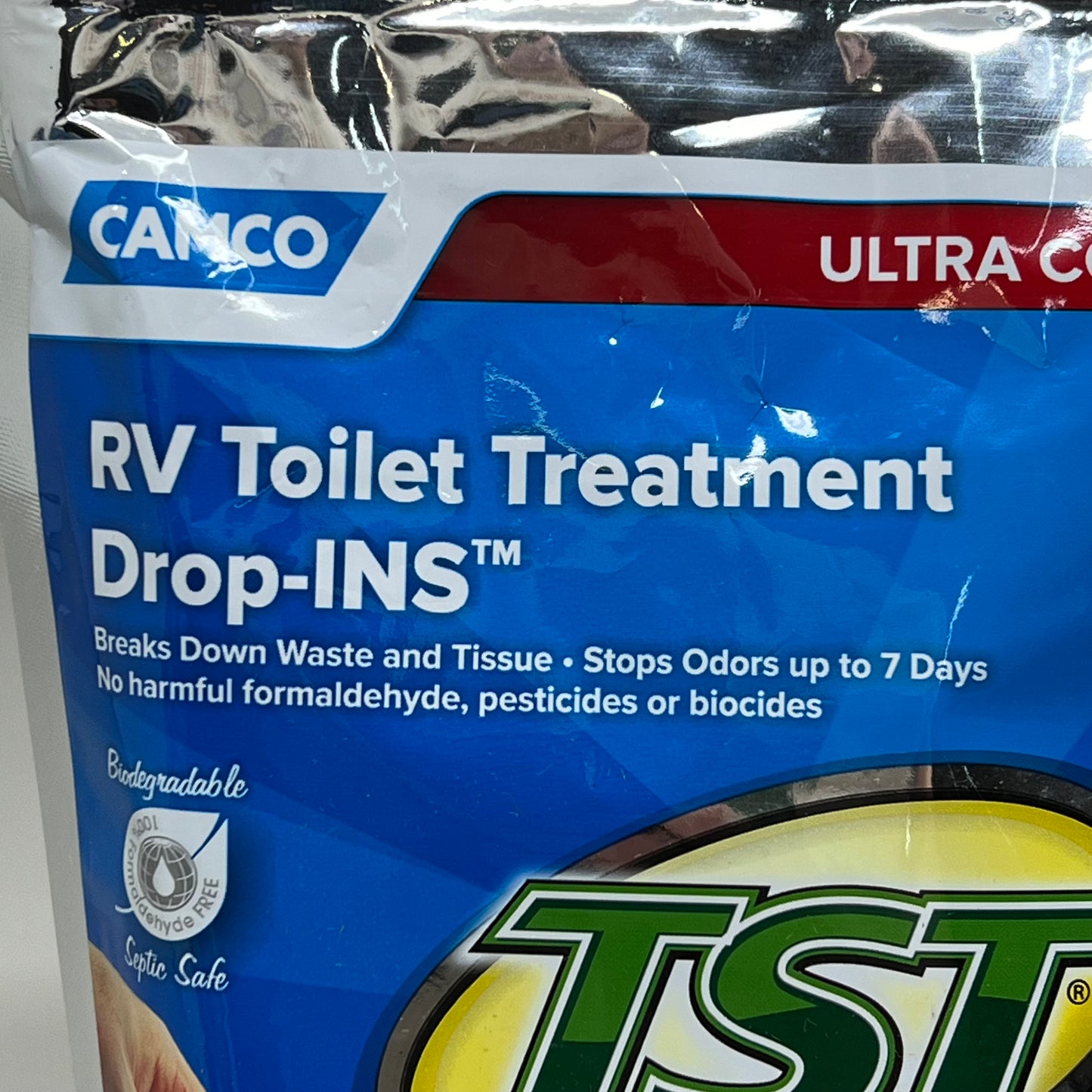 CAMCO (2 PACK) TST Drop-Ins Holding Tank Treatment Hibiscus Breeze 15 Per Bag