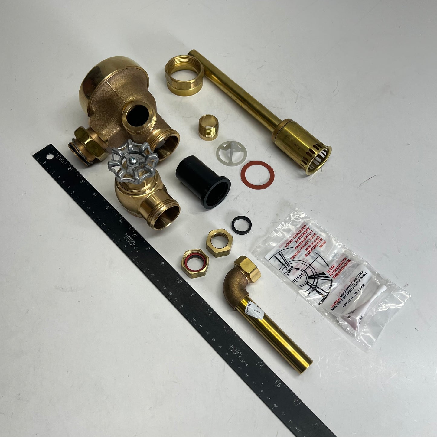 SLOAN  Flushometer Regal 613 Single Flush 1.5 GPF Rough Brass Finish 3989040