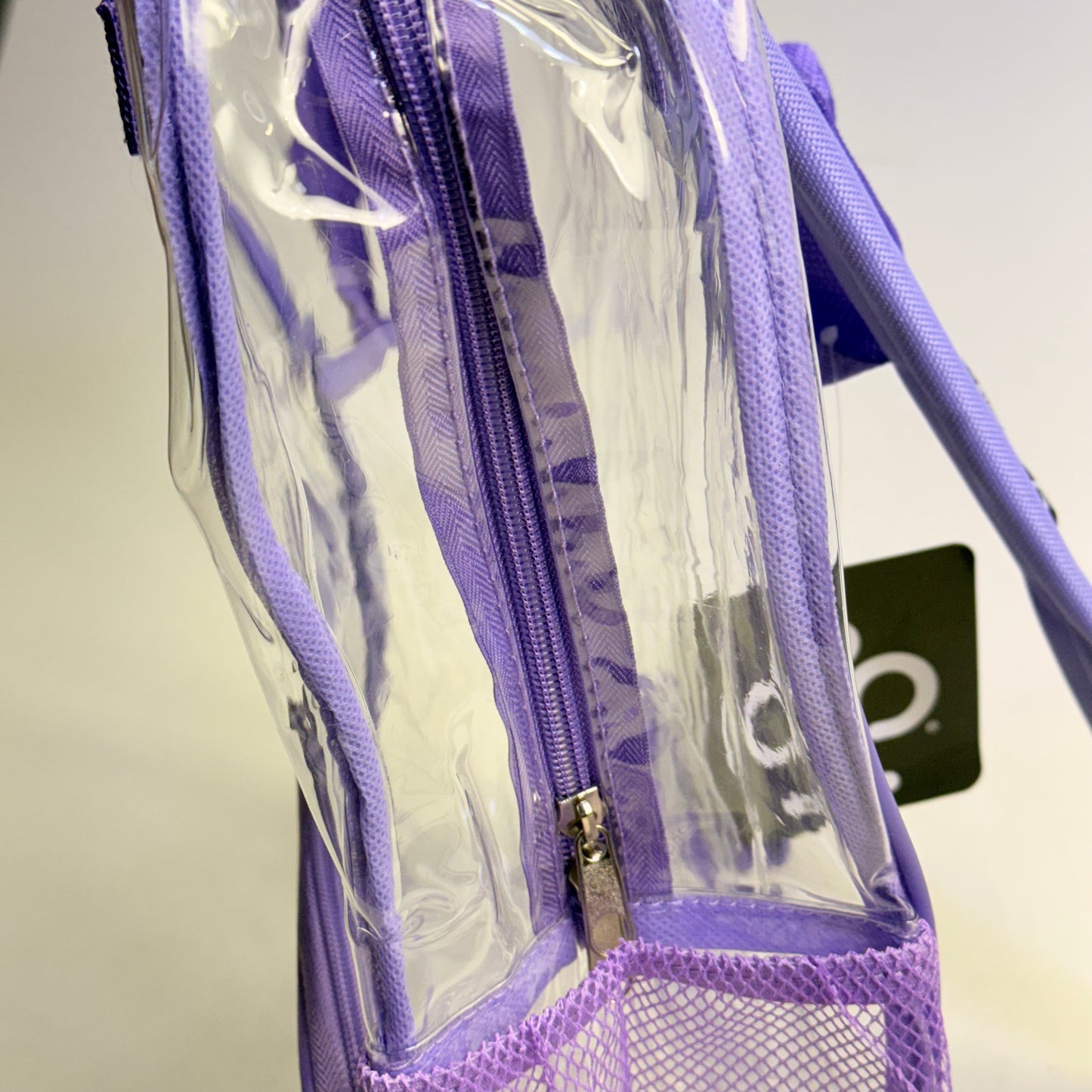 BWAP 17" Clear Plastic Backpack 17" x 12" x 6" Color Lavender BP1643