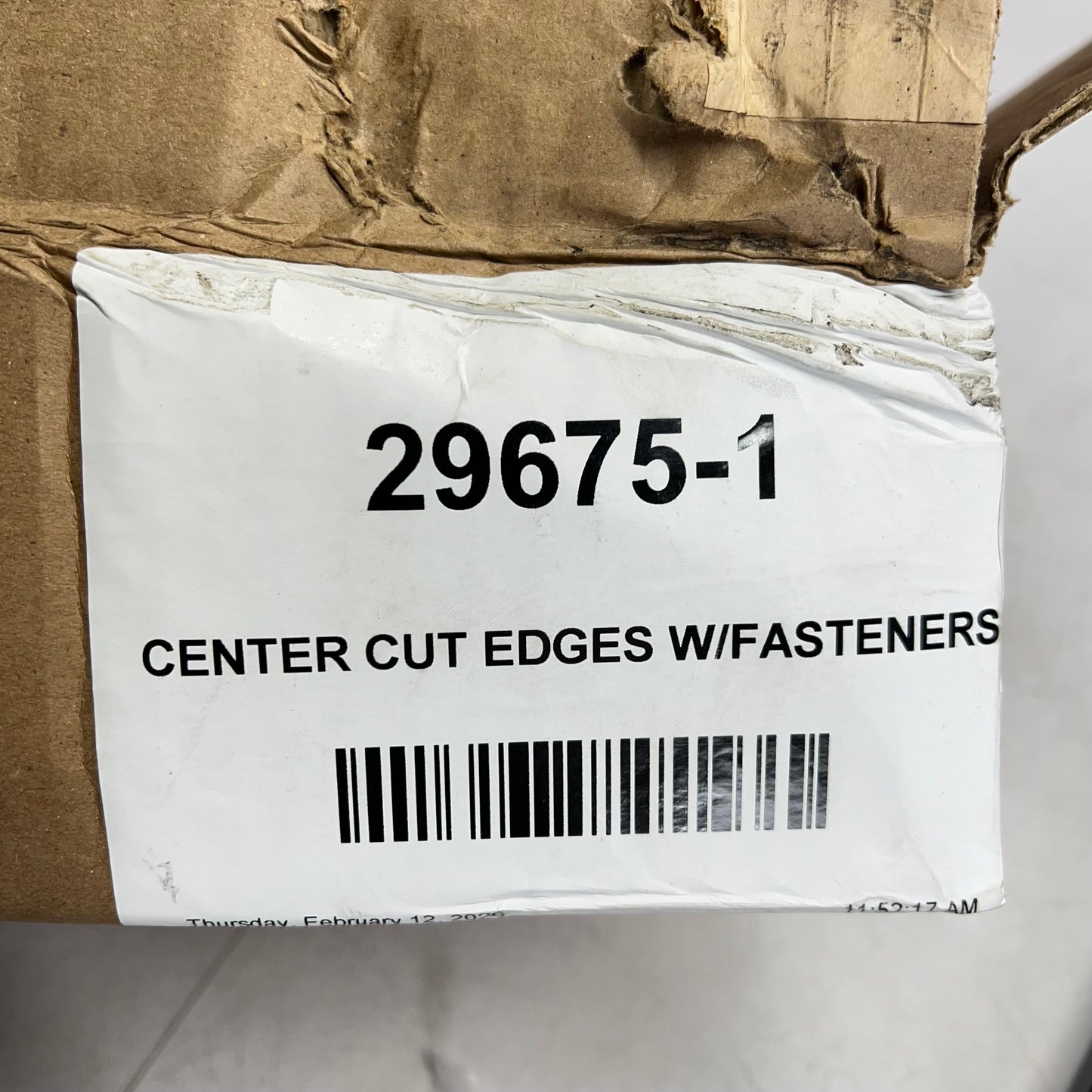 WESTERN PARTS  Western Plows Center Cut Edges W/ Fasteners  Black 29675-1