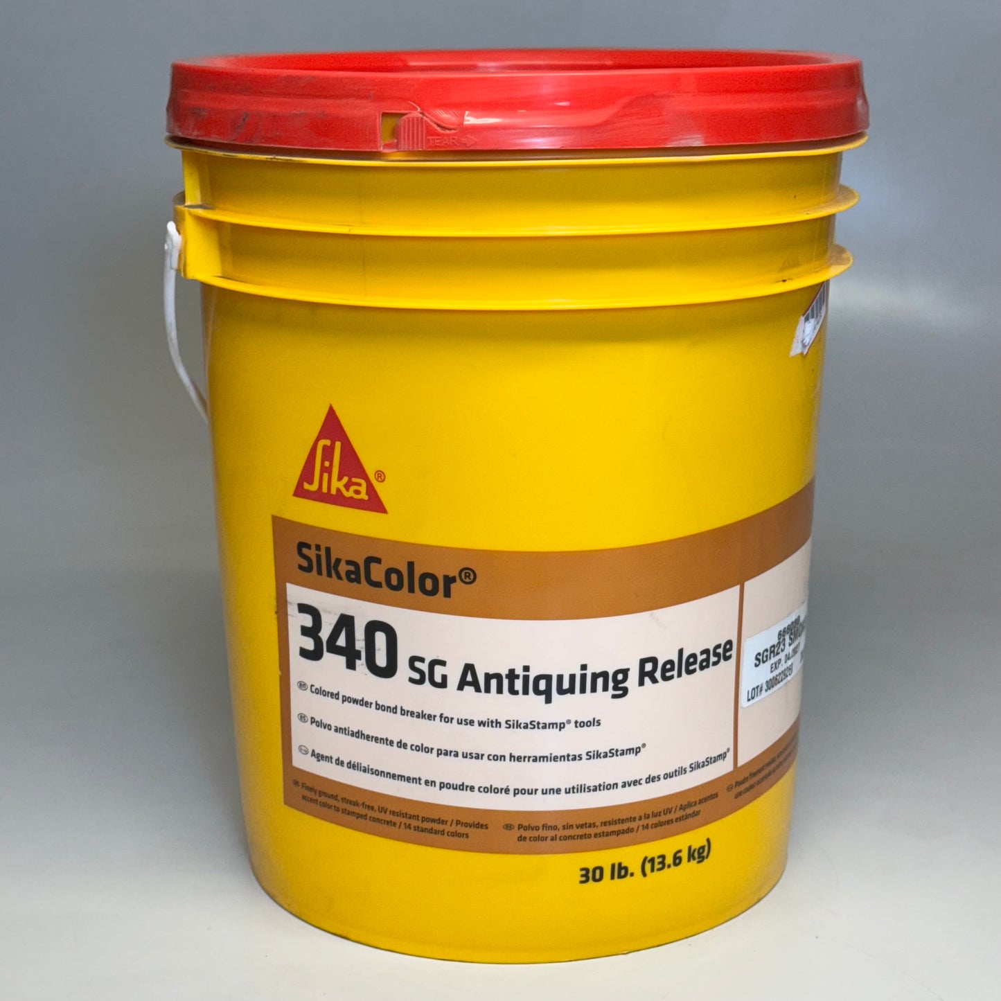 SIKACOLOR Antiquing Concrete Release 30 lbs SGR23 Smoke Exp 04/2027