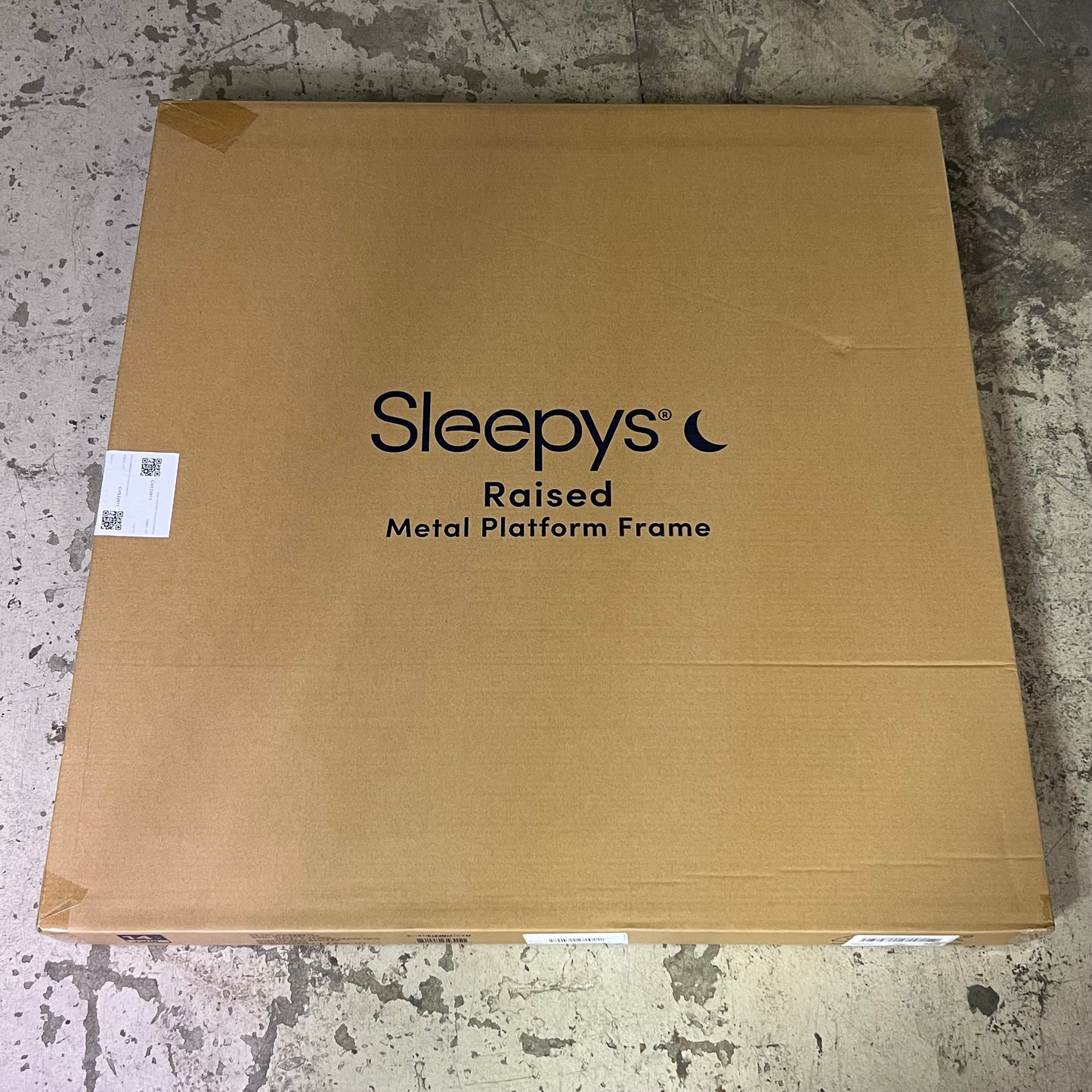 SLEEPYS Raised Metal Bed Frame Sz Twin, Black CHS32911