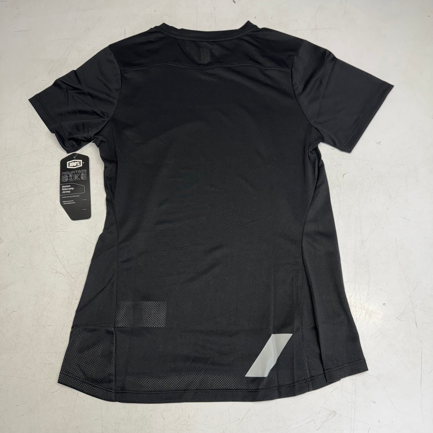 RIDECAMP Women's Short Sleeve Jersey Sz L Black/Grey 40035-00000