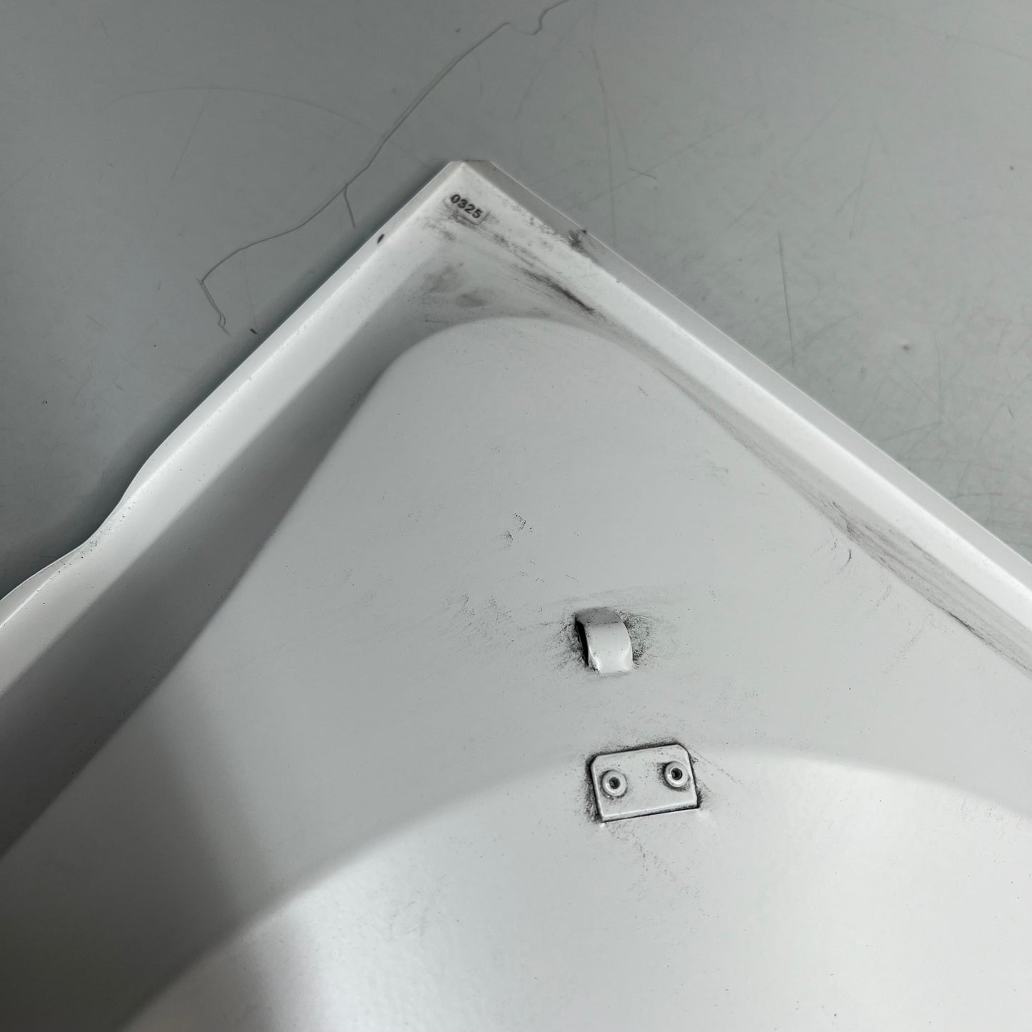 ZA@ ZORO SELECT Steel Square 2 Cone Diffuser 6" White 4MJU2 (As-Is) Dented