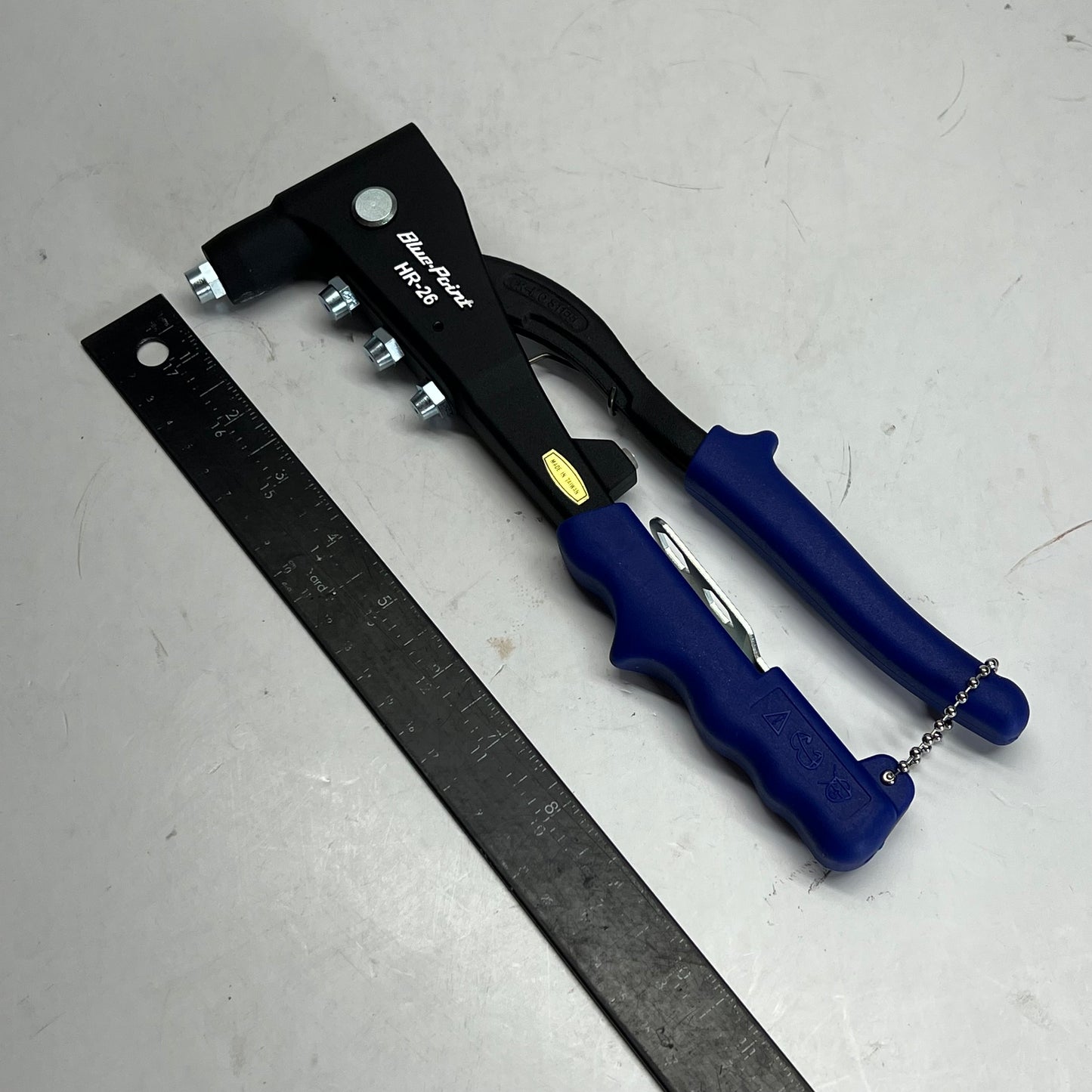 BLUE POINT Industrial Hand Rivet Tool Kit Anti-wear Design Blue HR-26PKC