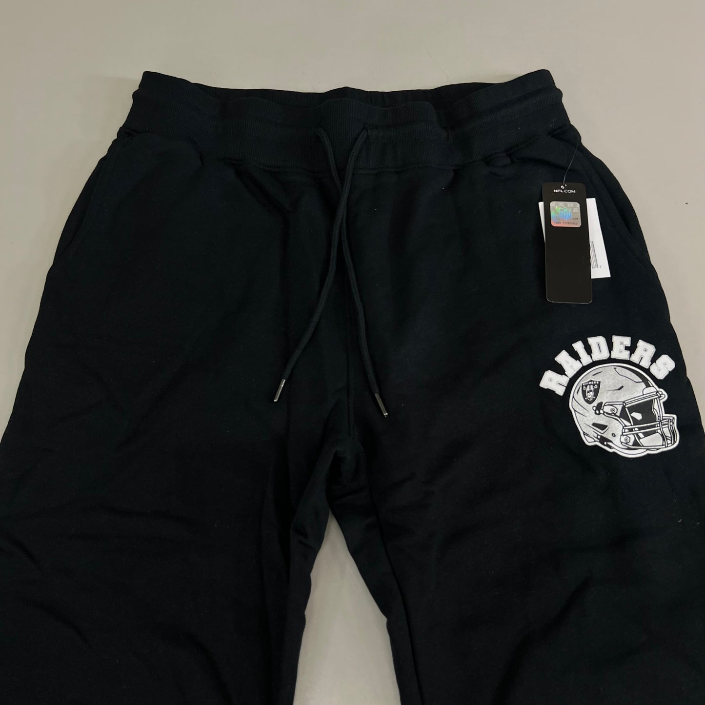 NFL Las Vegas Raiders Jogger G-lll Sports By Carl Banks Pants Men's Sz L Black